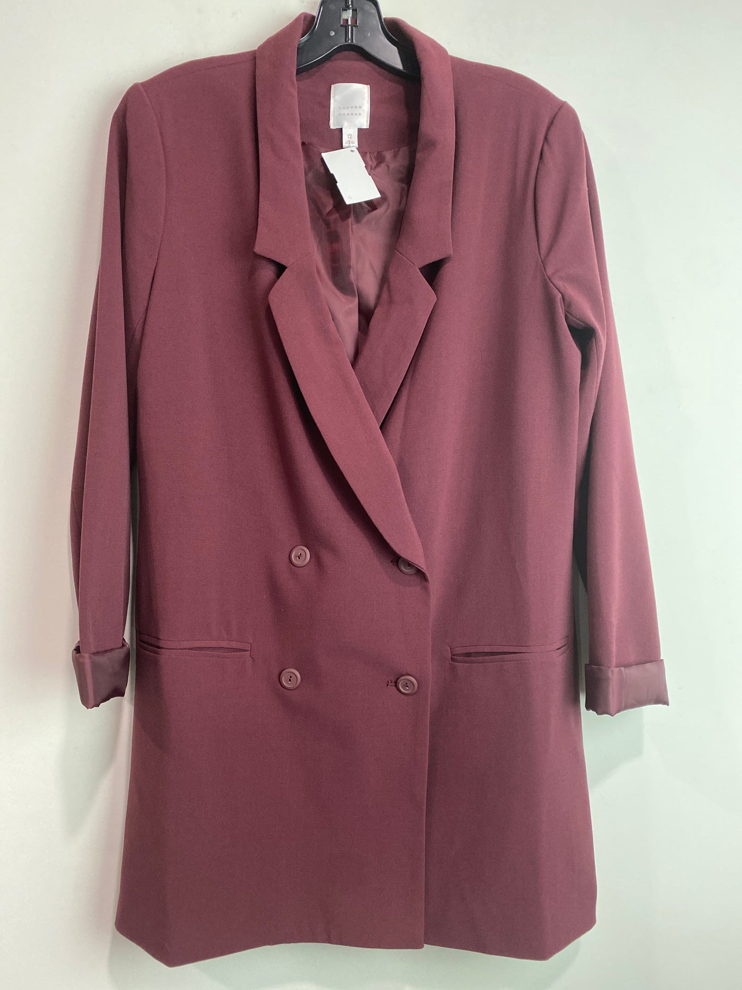 Blazer By Lc Lauren Conrad In Mauve, Size: L