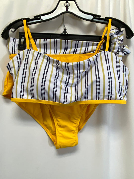 Swimsuit 2pc By Clothes Mentor In Yellow, Size: Xl