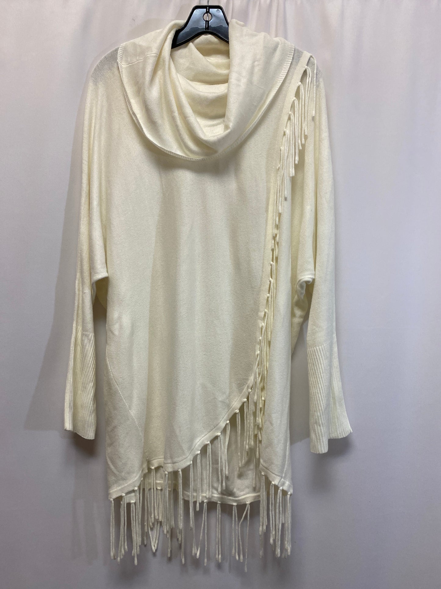 Top Long Sleeve By New Directions In Cream, Size: M