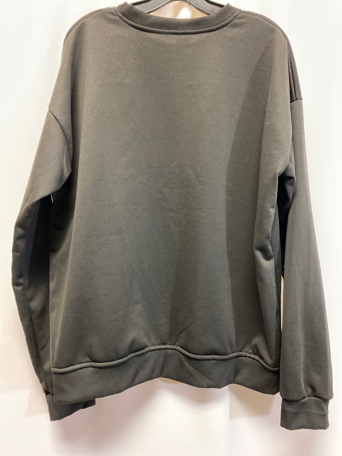 Sweatshirt Collar By Clothes Mentor In Black, Size: Xxl