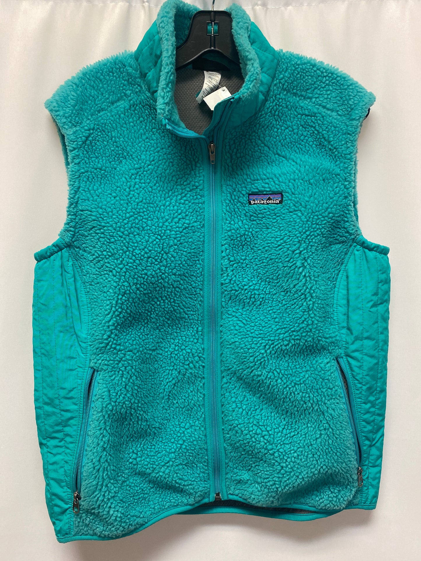 Vest Faux Fur & Sherpa By Patagonia In Green, Size: Xl