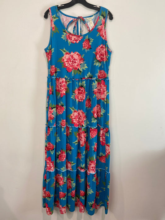 Dress Casual Maxi By Matilda Jane In Blue, Size: Xl