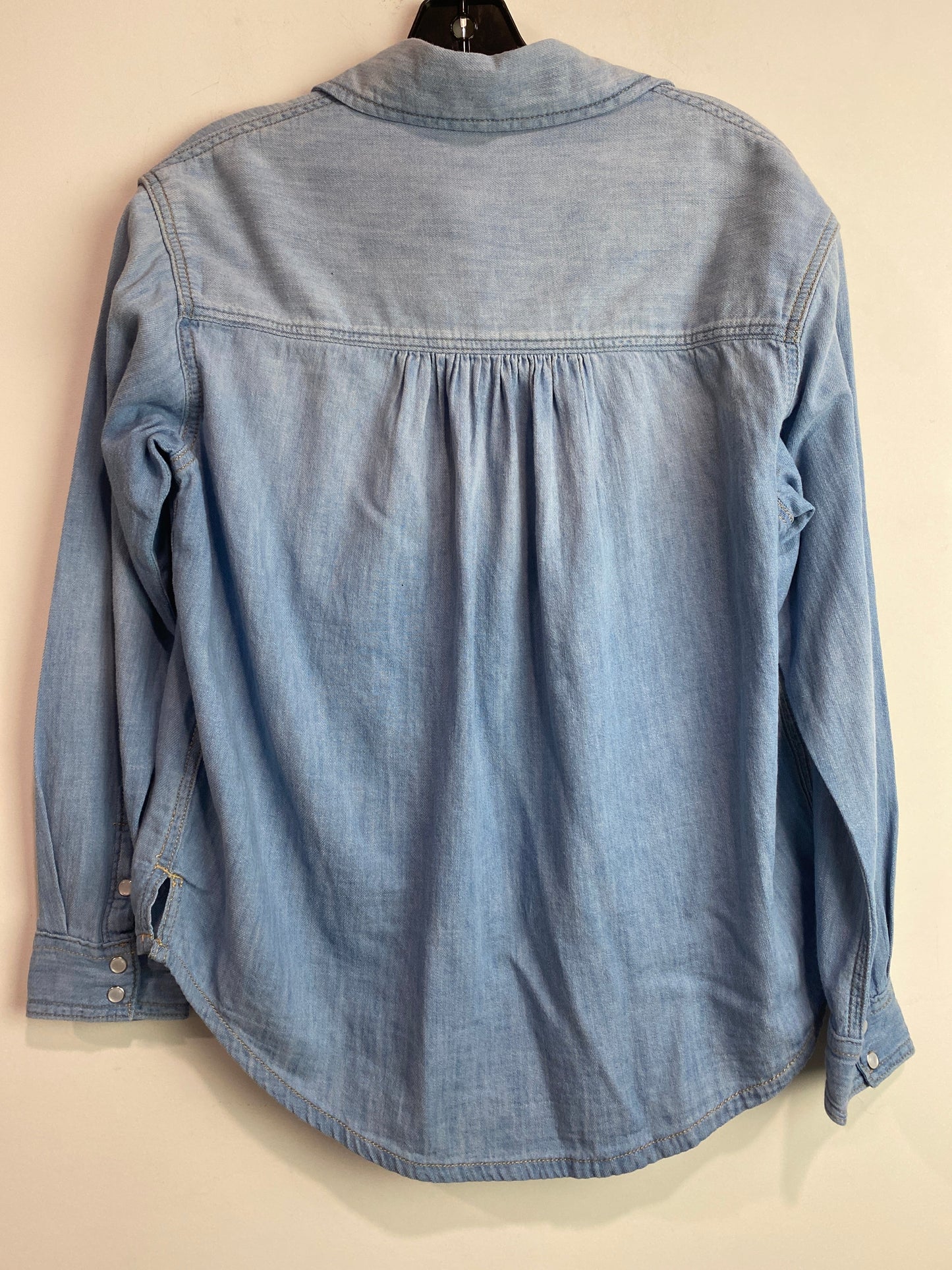 Top Long Sleeve By Nautica In Blue, Size: Xs