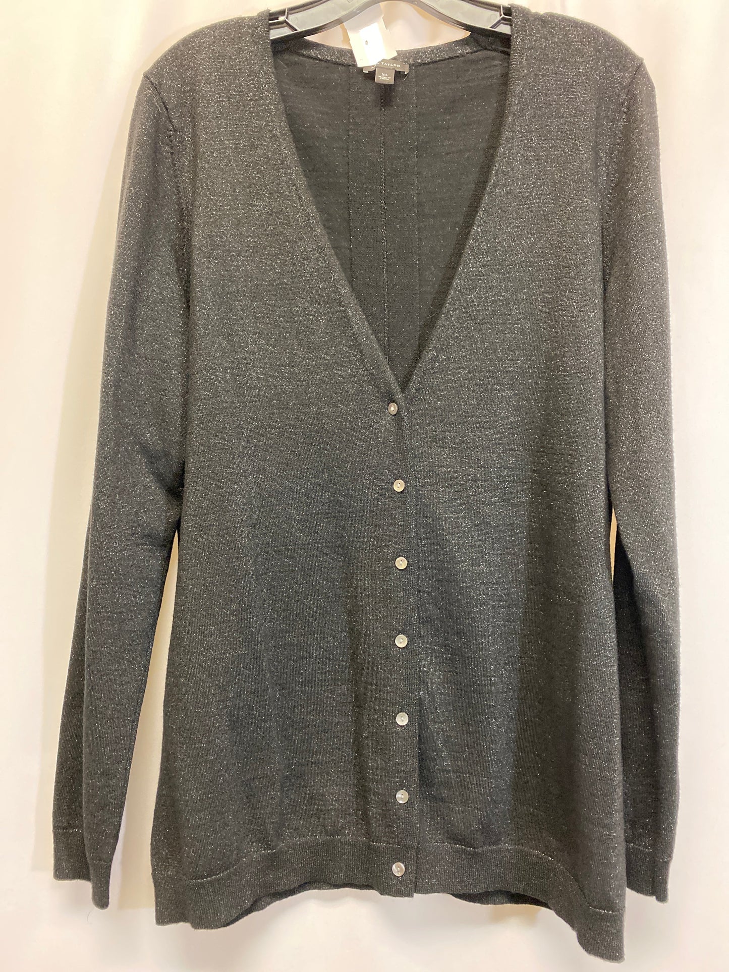 Cardigan By Talbots In Black, Size: Xl