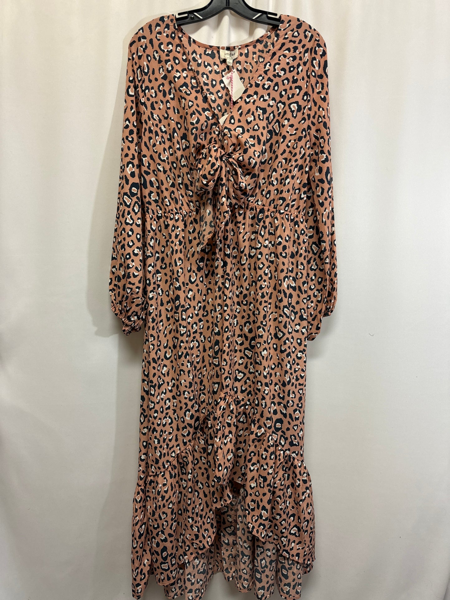 Dress Casual Maxi By Umgee In Animal Print, Size: L