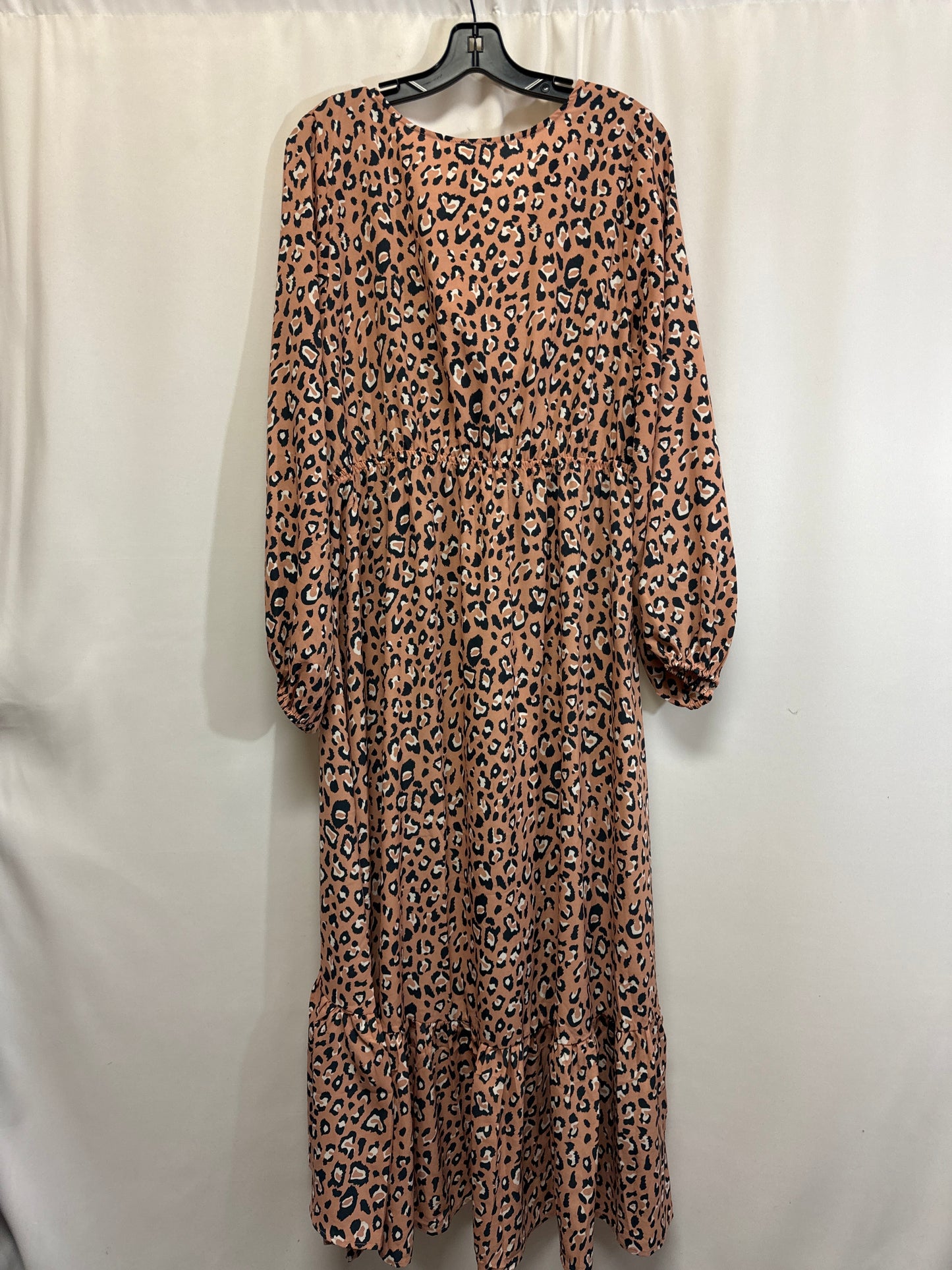 Dress Casual Maxi By Umgee In Animal Print, Size: L