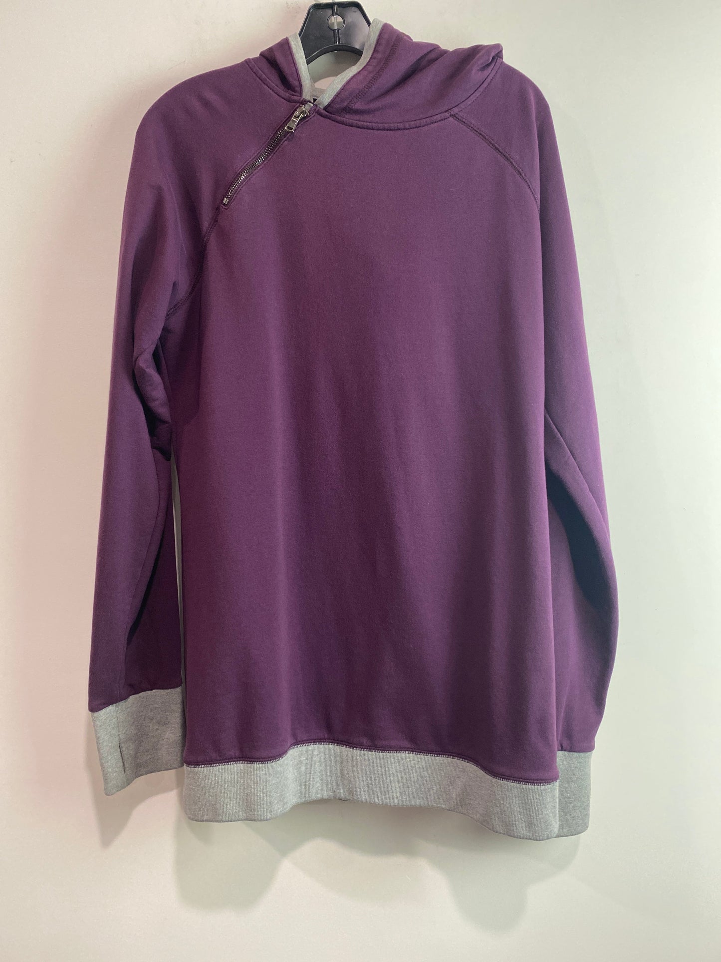 Sweatshirt Hoodie By Clothes Mentor In Purple, Size: Xl