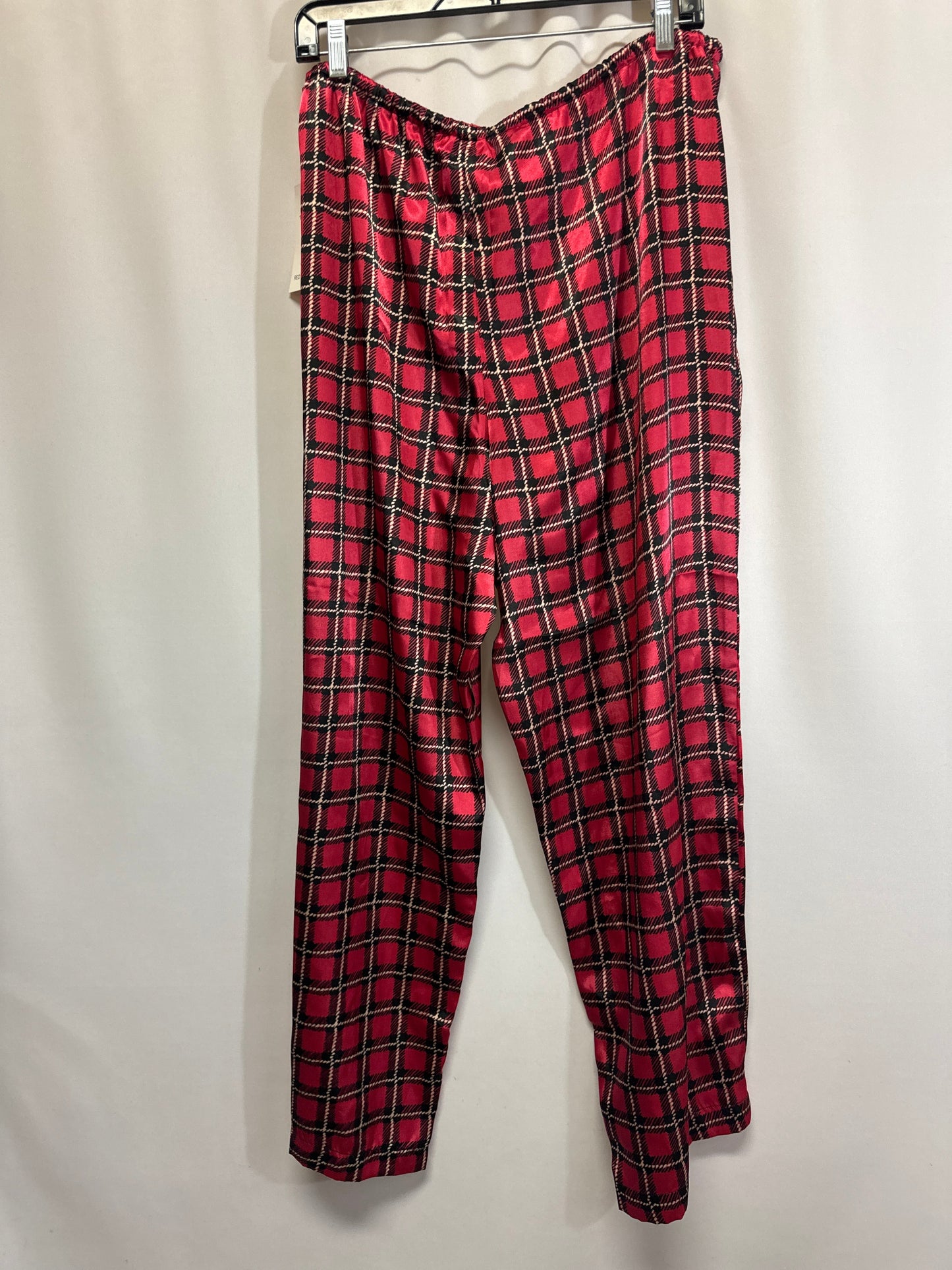 Pajama Pants By Clothes Mentor In Red, Size: L