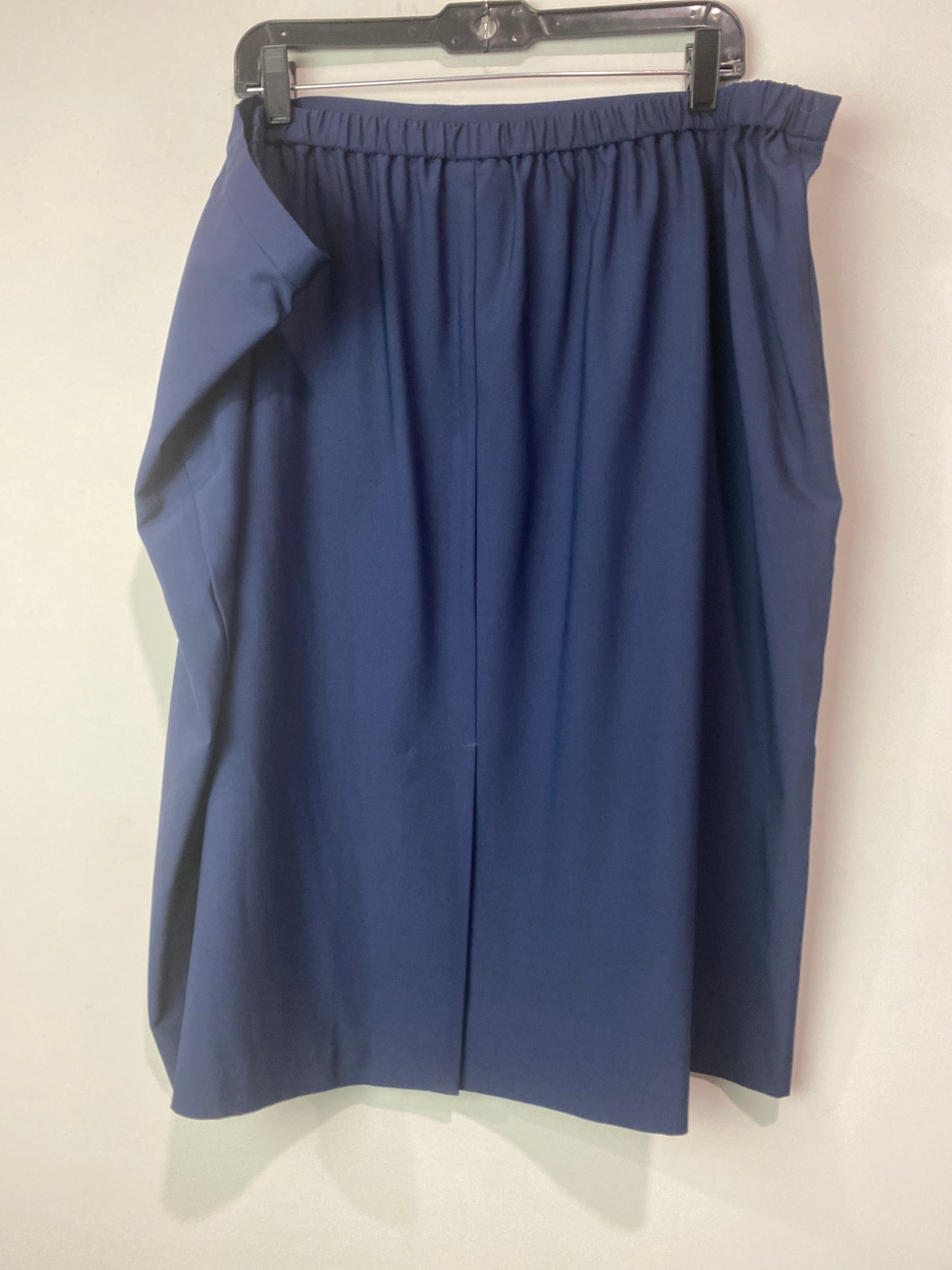 Skirt Suit 2pc By Romans In Blue, Size: 28