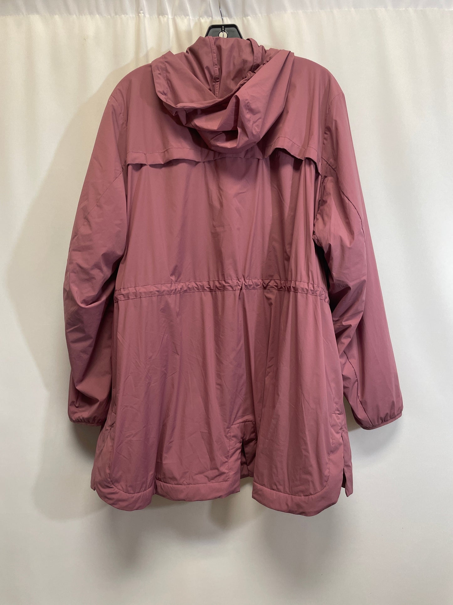 Jacket Windbreaker By Duluth Trading In Mauve, Size: 1x