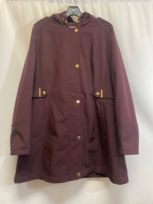 Coat Parka By Via Spiga In Purple, Size: Xl