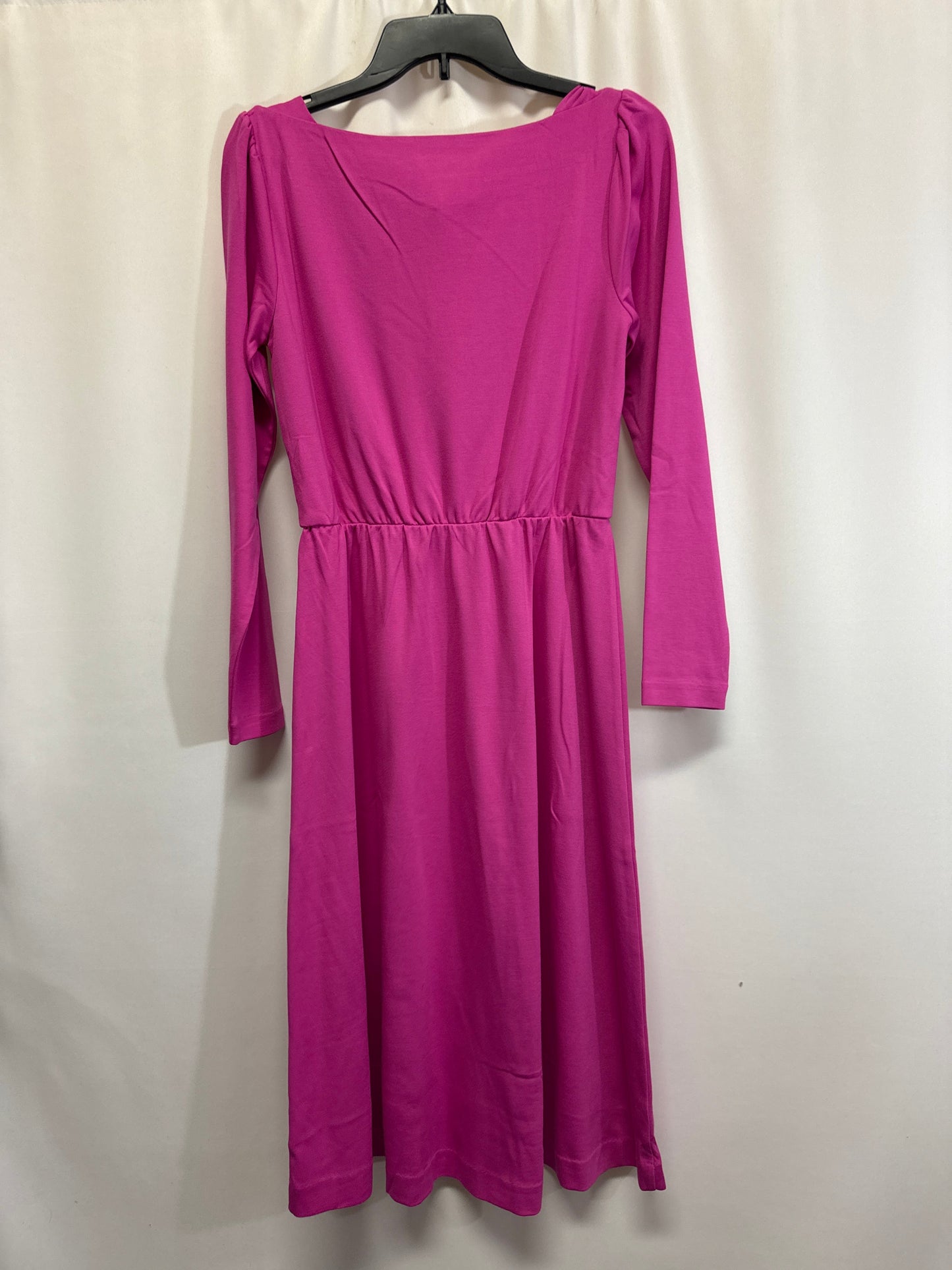 Dress Casual Midi By Ann Taylor In Pink, Size: Xs