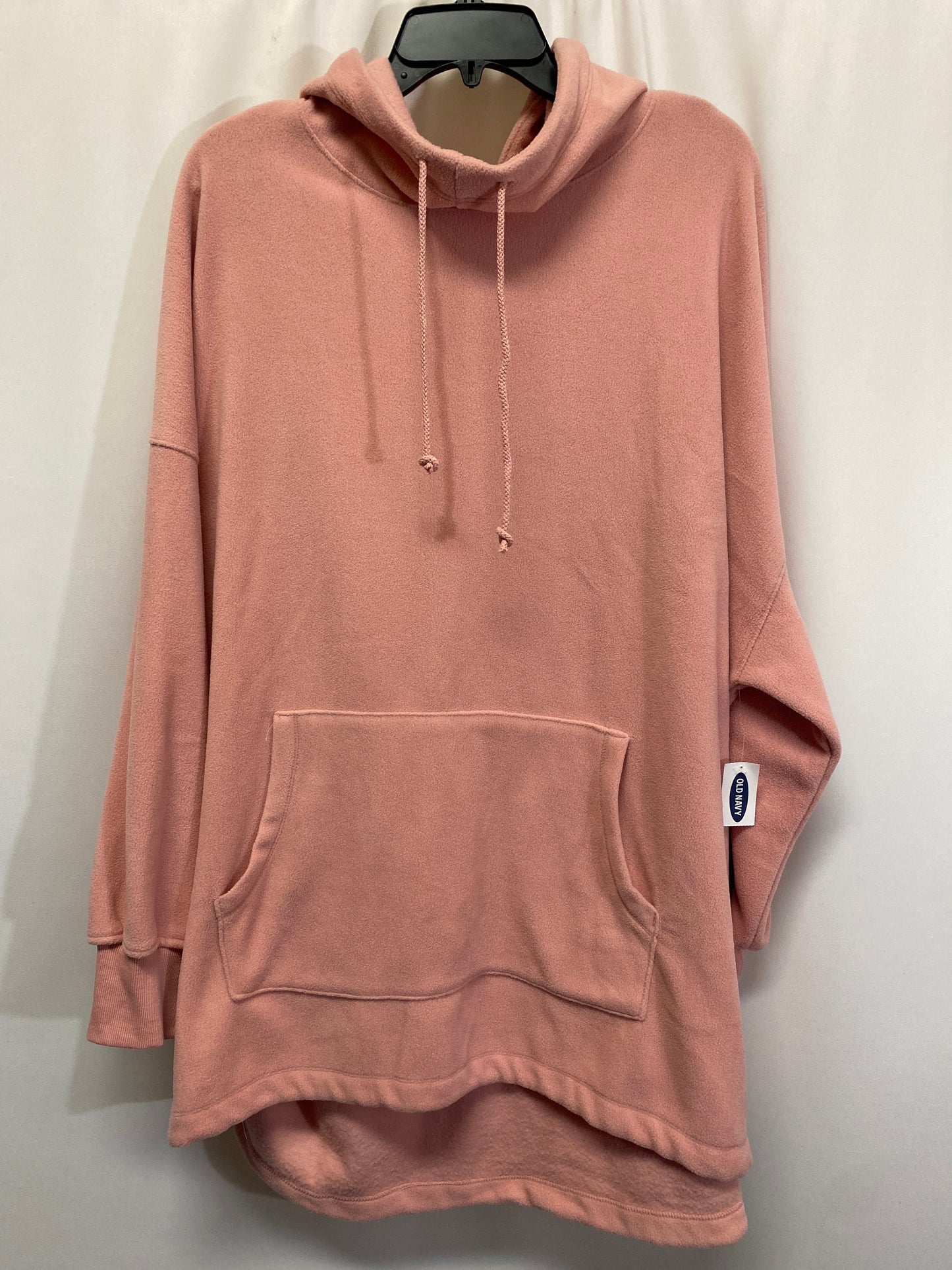 Sweatshirt Hoodie By Old Navy In Pink, Size: Xxl