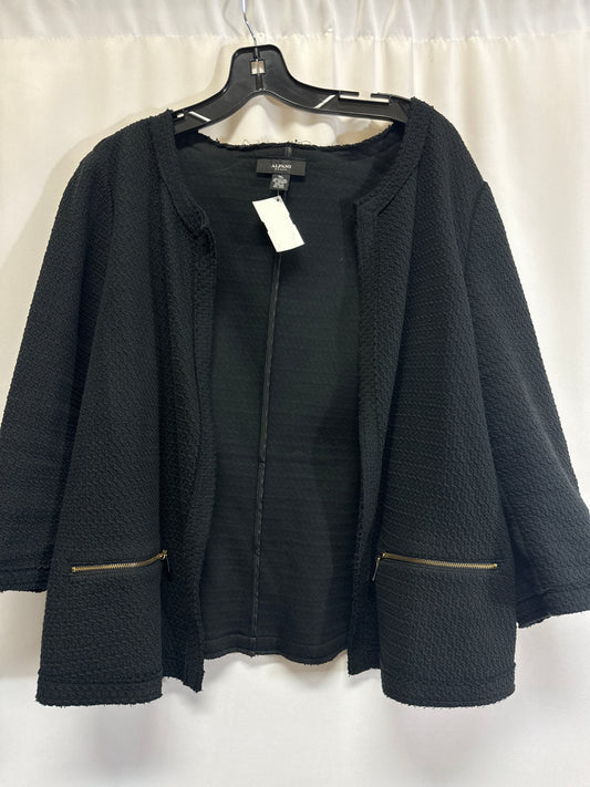 Blazer By Alfani In Black, Size: 1x