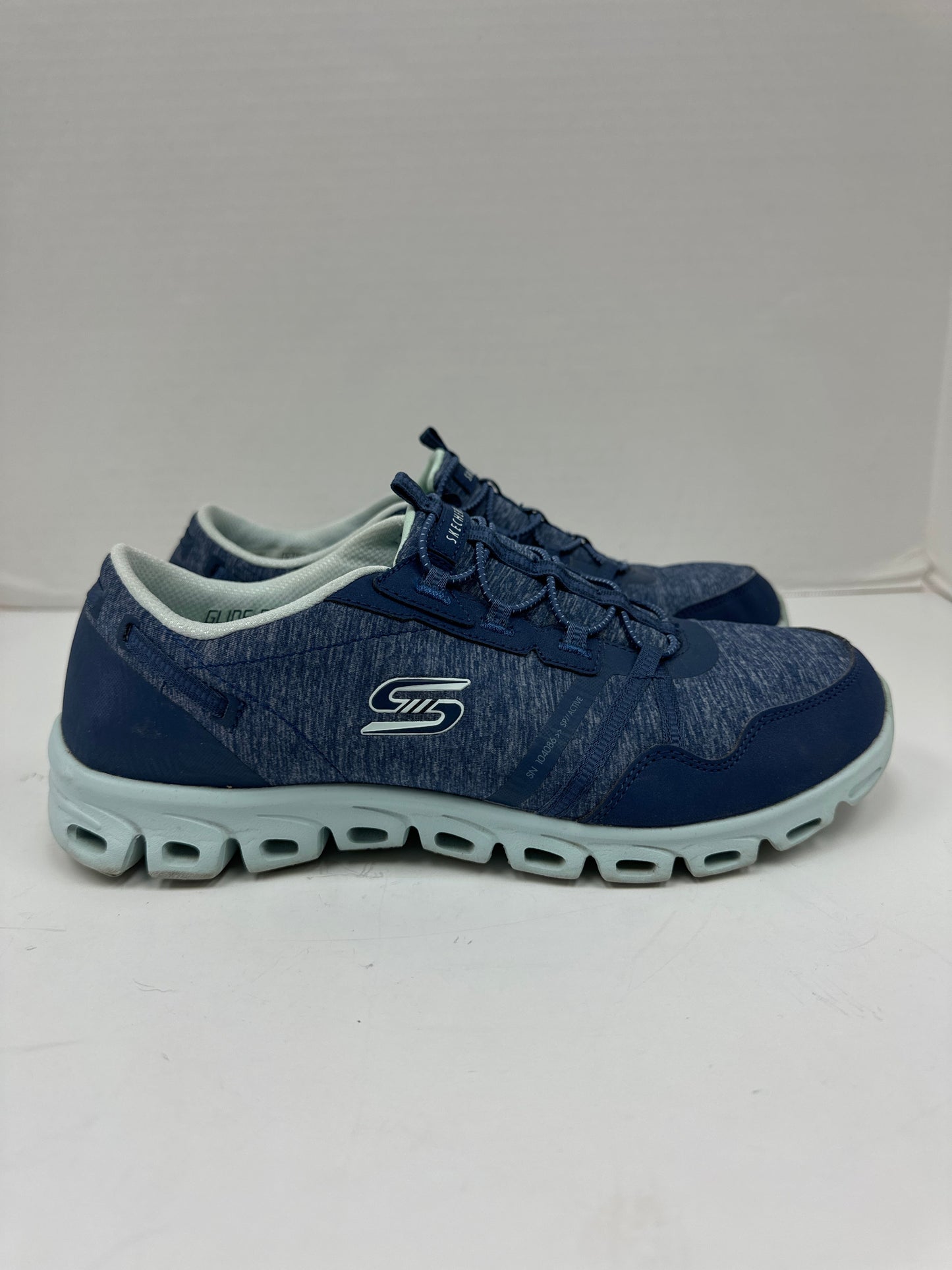 Shoes Athletic By Skechers In Blue, Size: 8