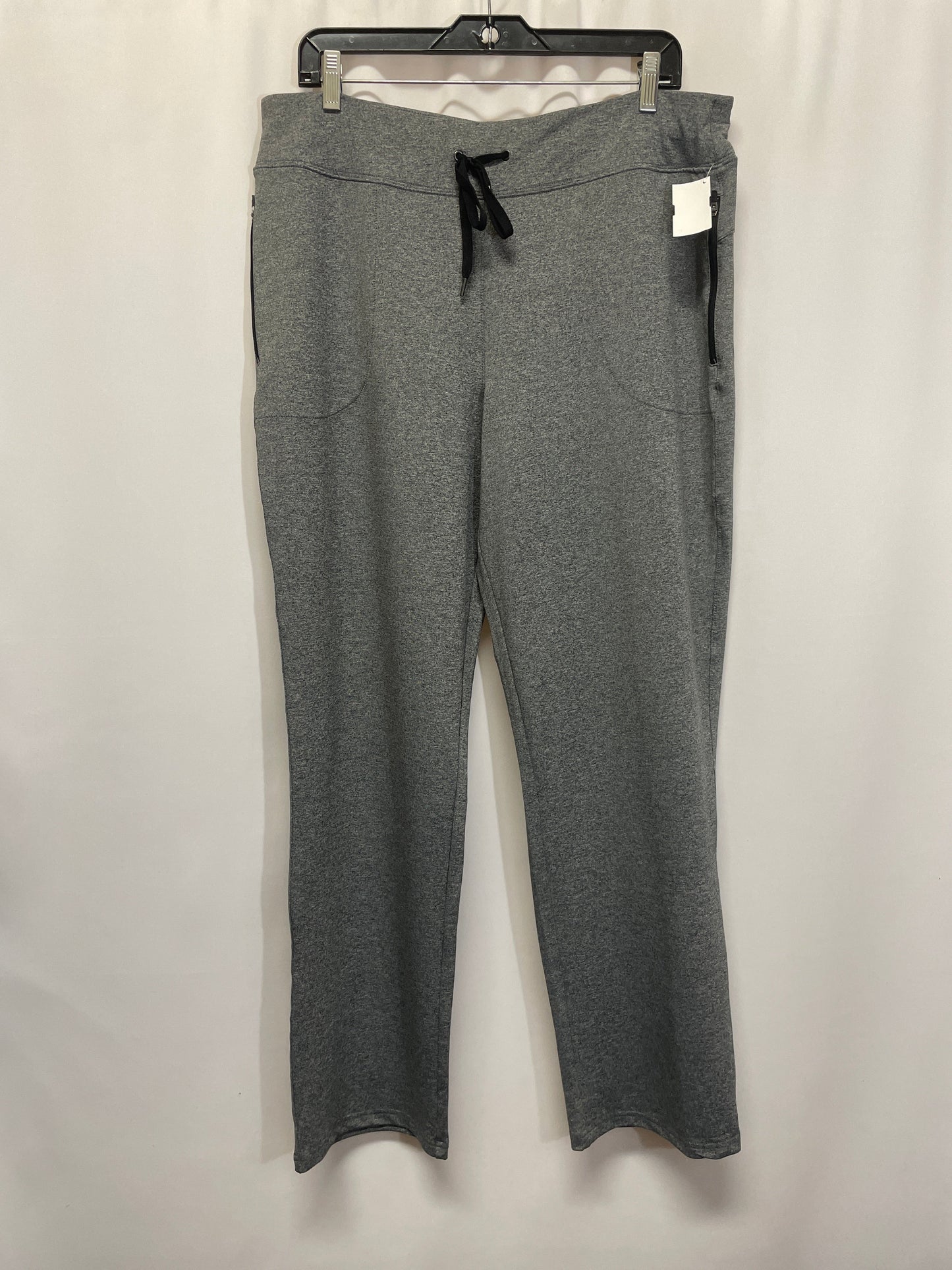 Athletic Pants By Tek Gear In Grey, Size: L