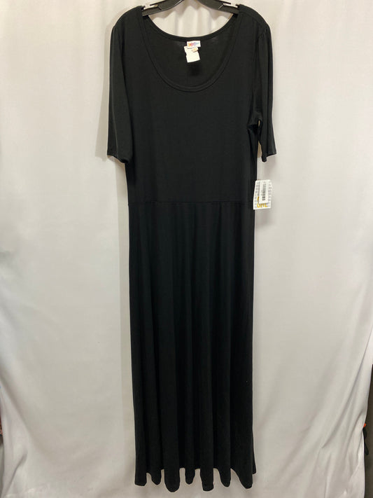 Dress Casual Maxi By Lularoe In Black, Size: 3x