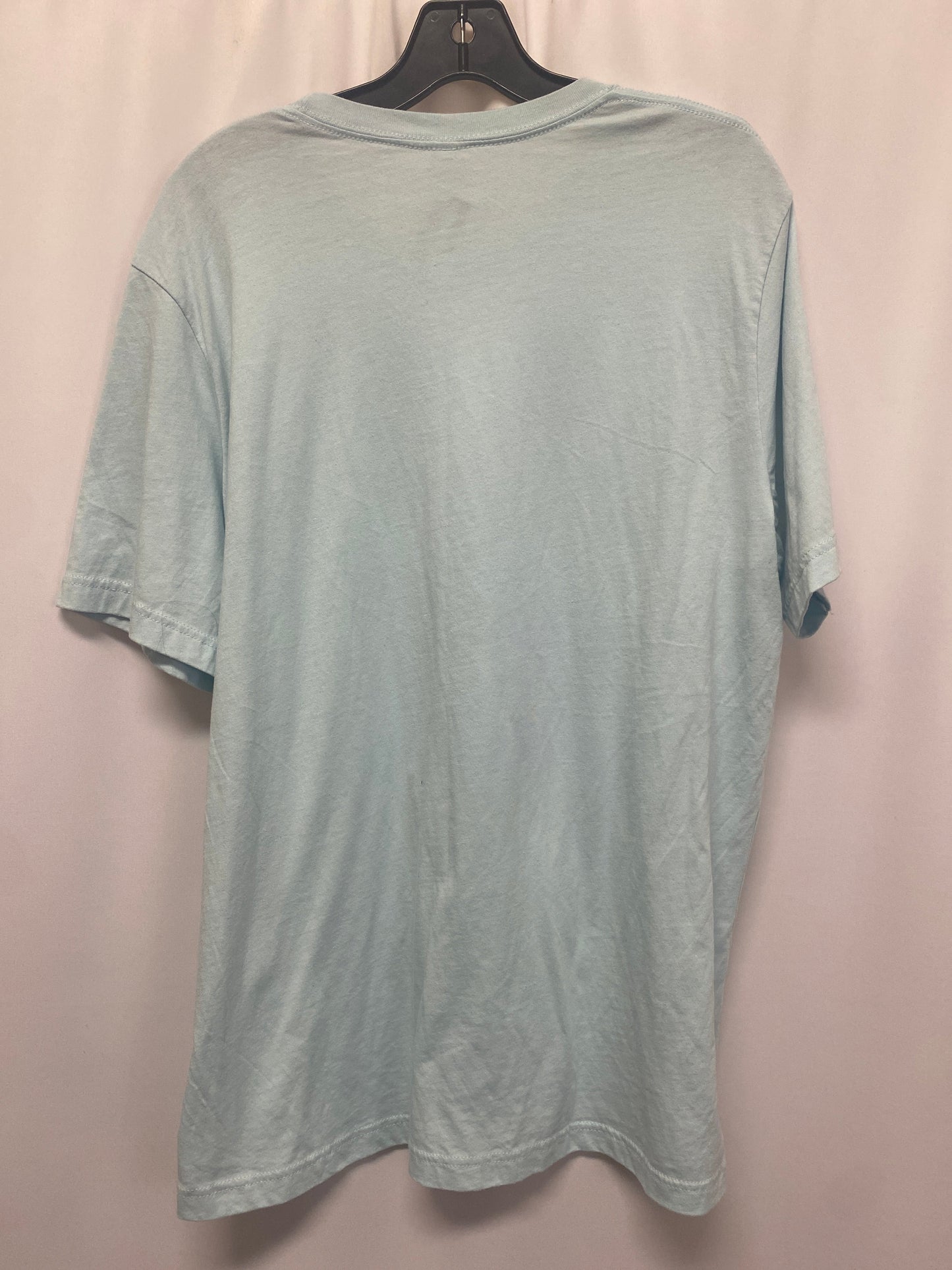 Top Short Sleeve By Bella + Canvas In Blue, Size: Xl