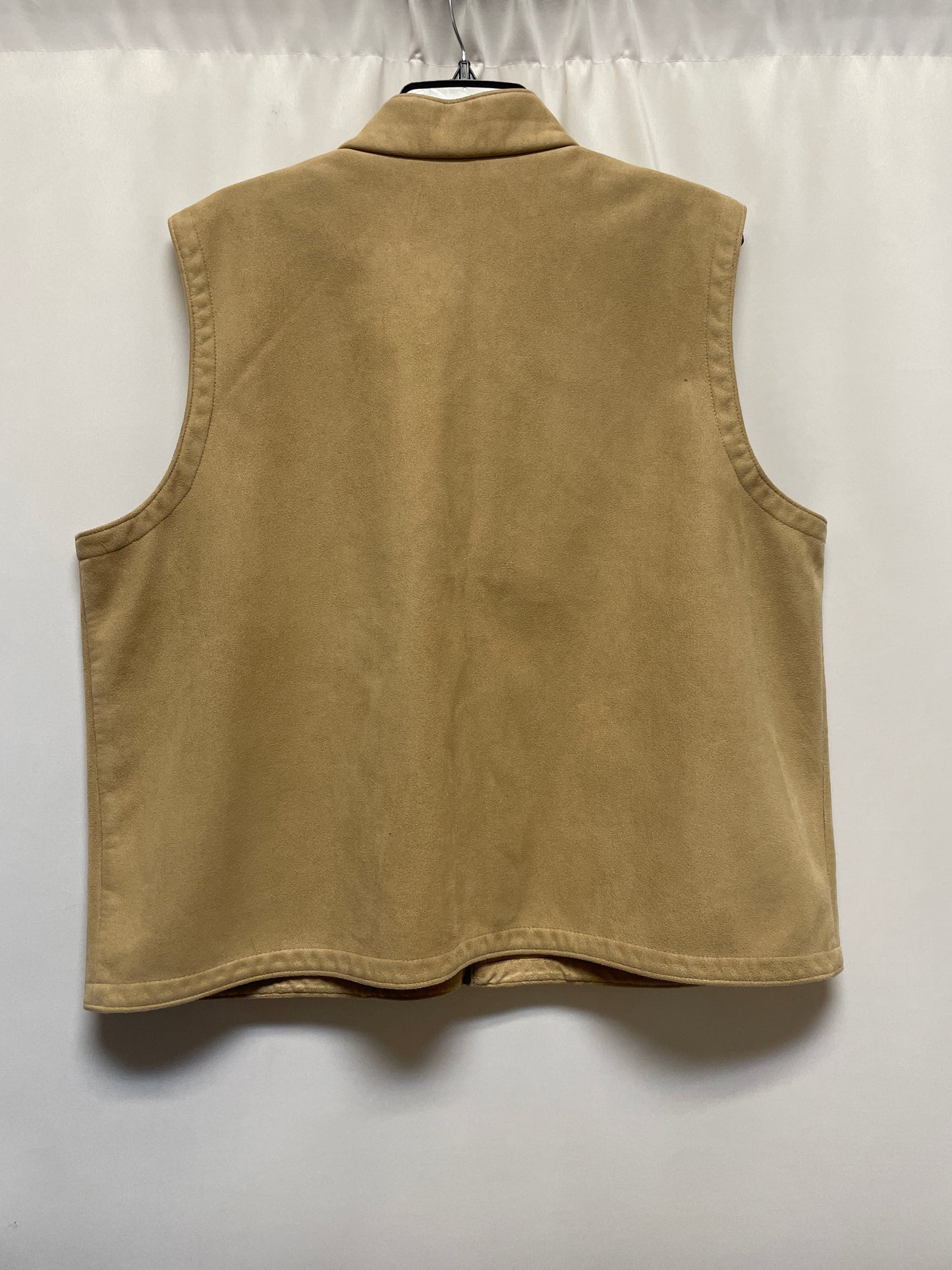 Vest Other By Talbots In Tan, Size: Xl