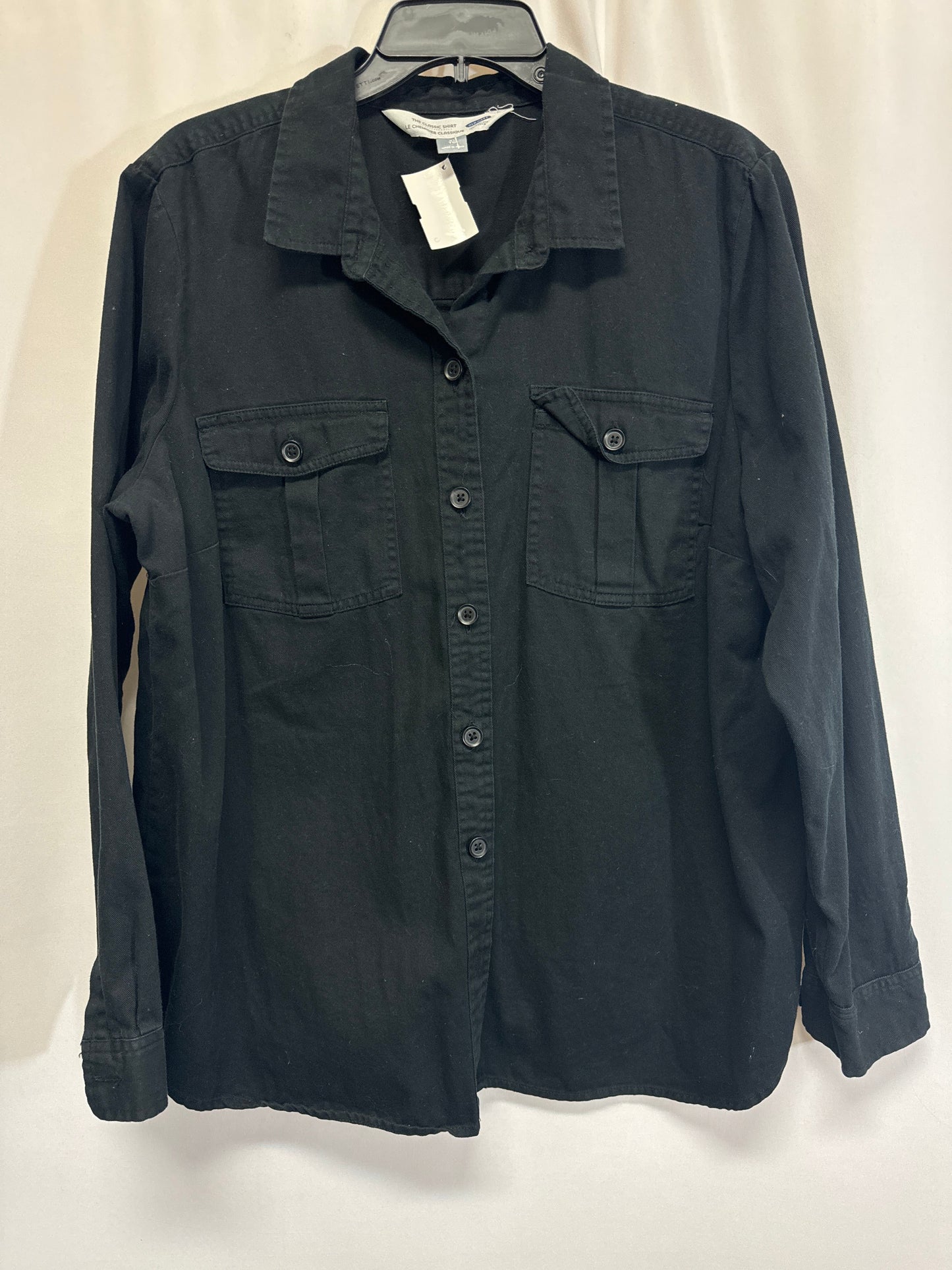 Top Long Sleeve By Old Navy In Black, Size: Xl