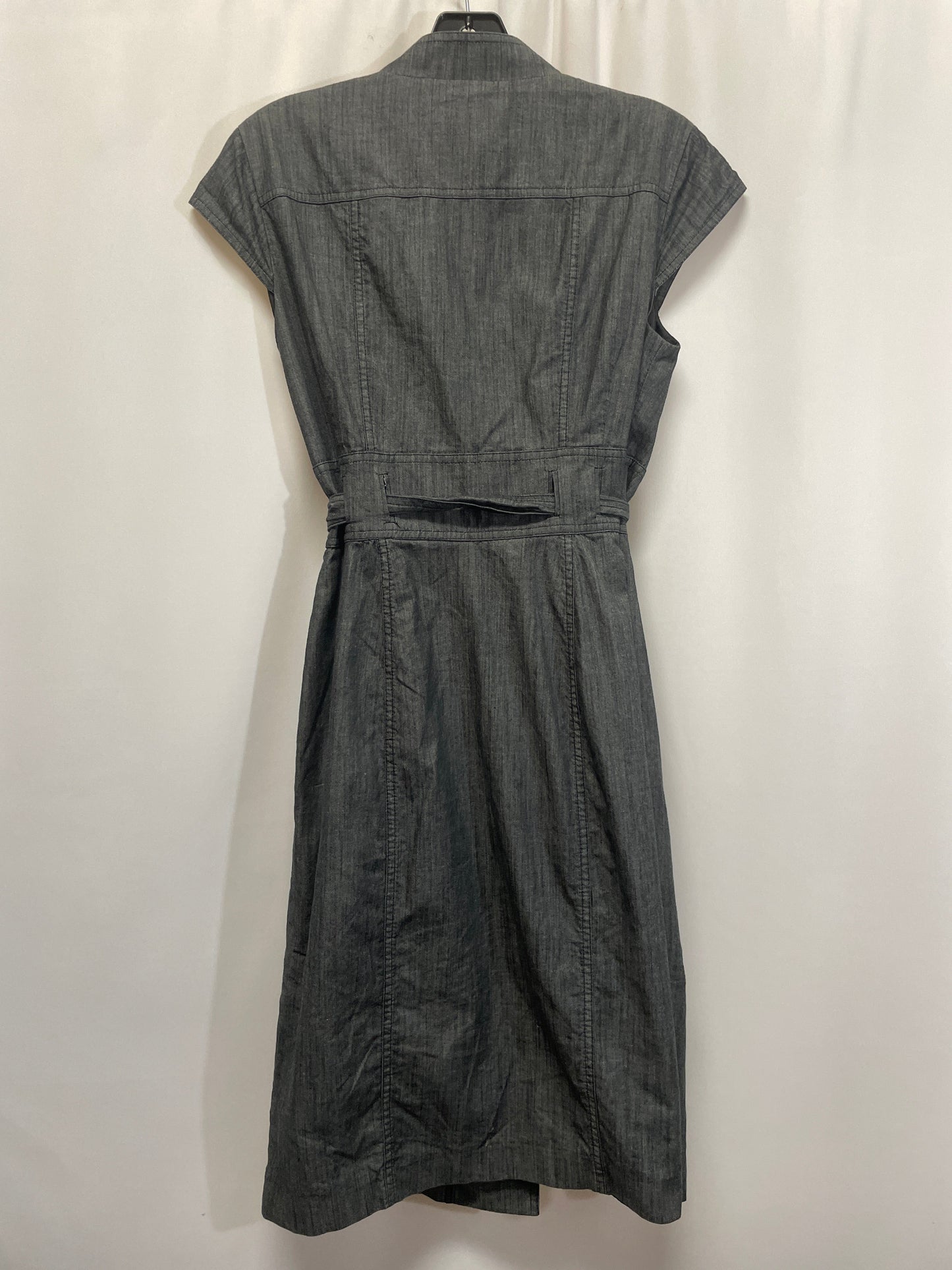 Dress Casual Midi By Calvin Klein In Black, Size: L