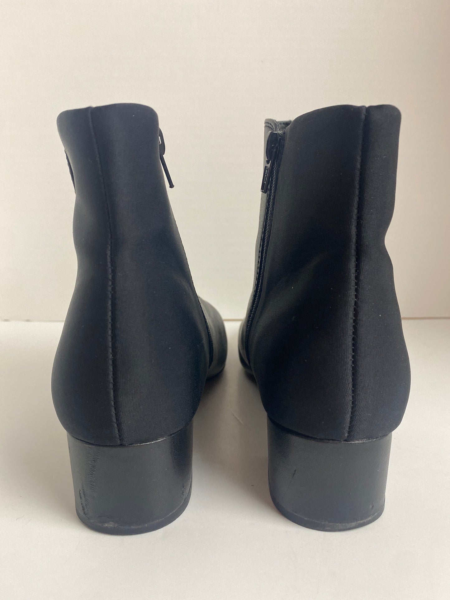 Boots Ankle Heels By Clarks In Black, Size: 8.5