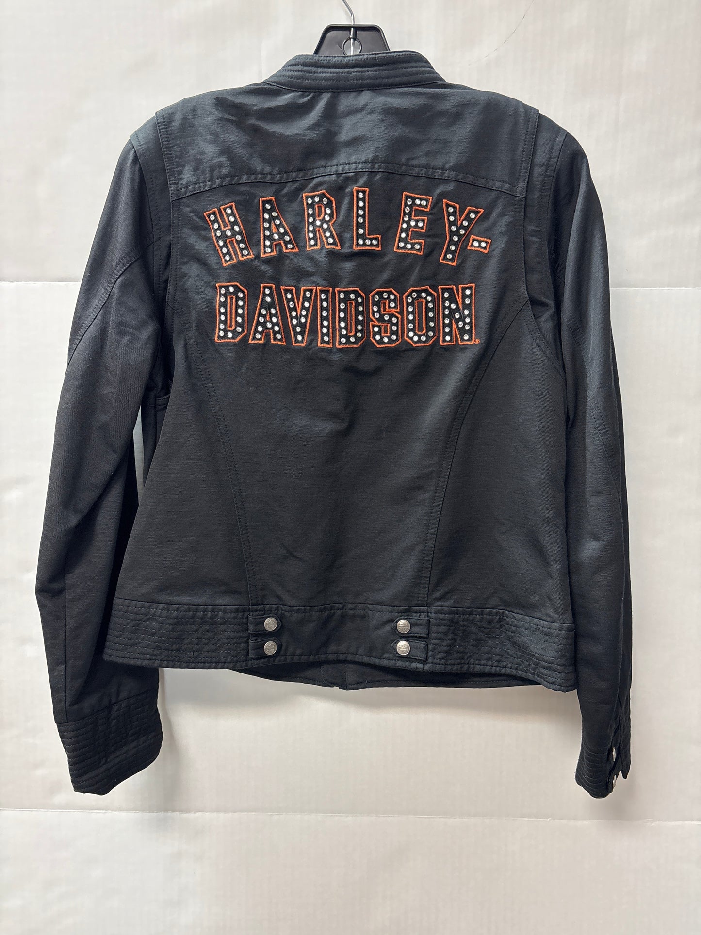 Jacket Moto By Harley Davidson In Black, Size: M