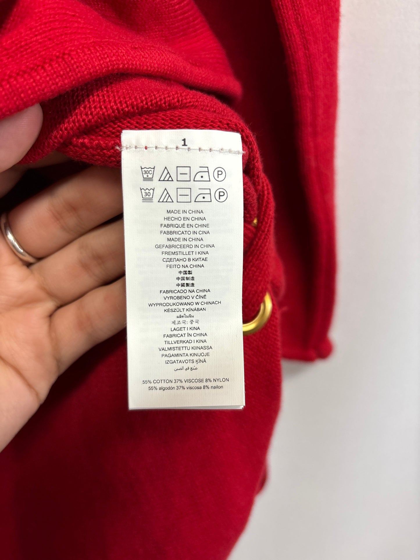 Sweater By Michael Kors In Red, Size: M