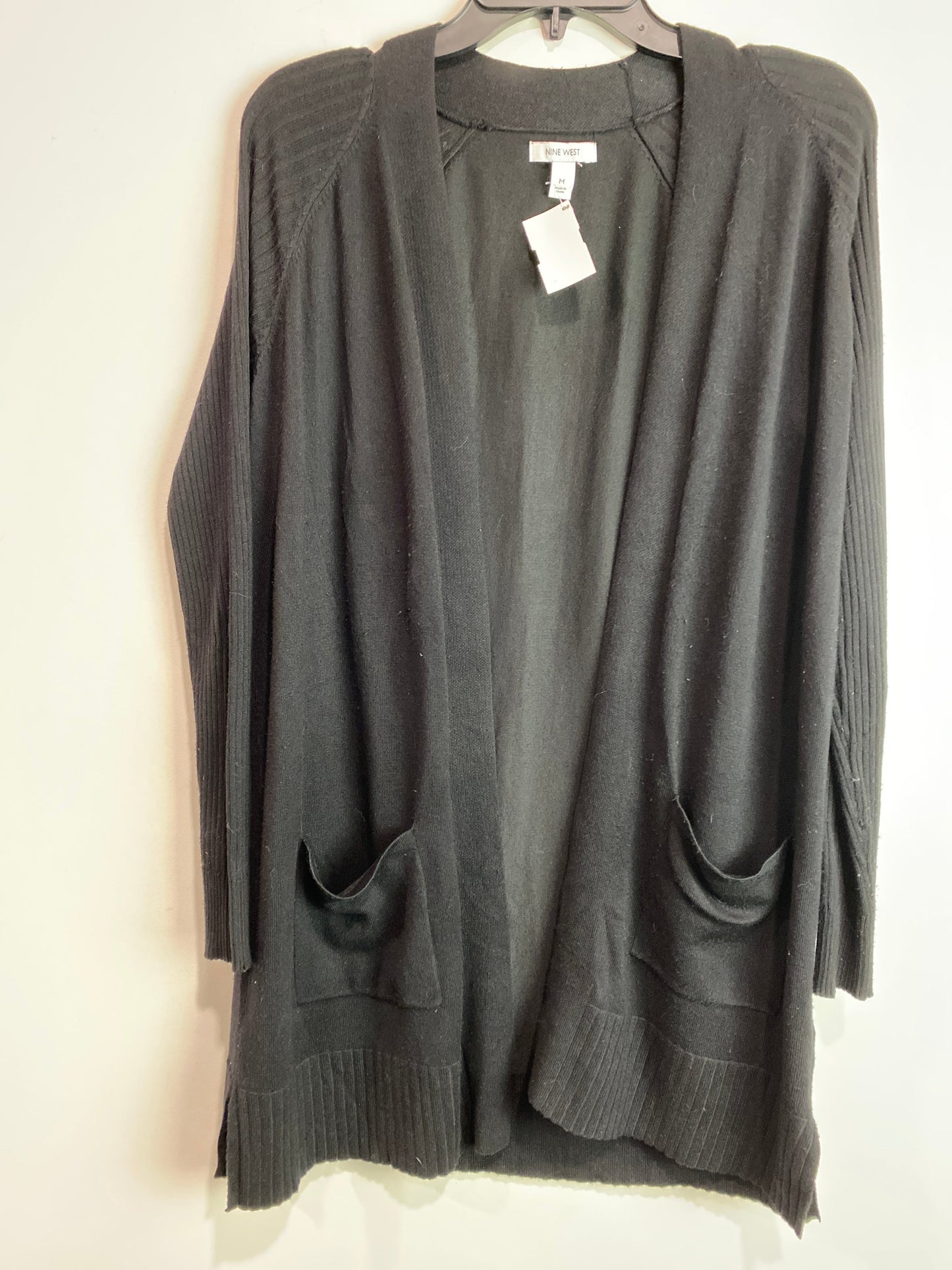 Cardigan By Nine West In Black, Size: M