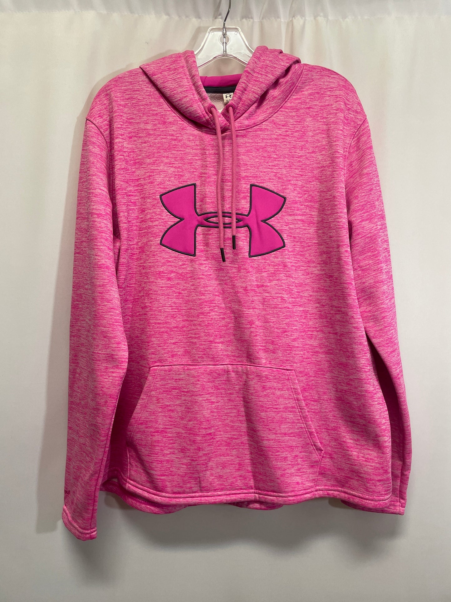 Sweatshirt Hoodie By Under Armour In Pink, Size: Xl