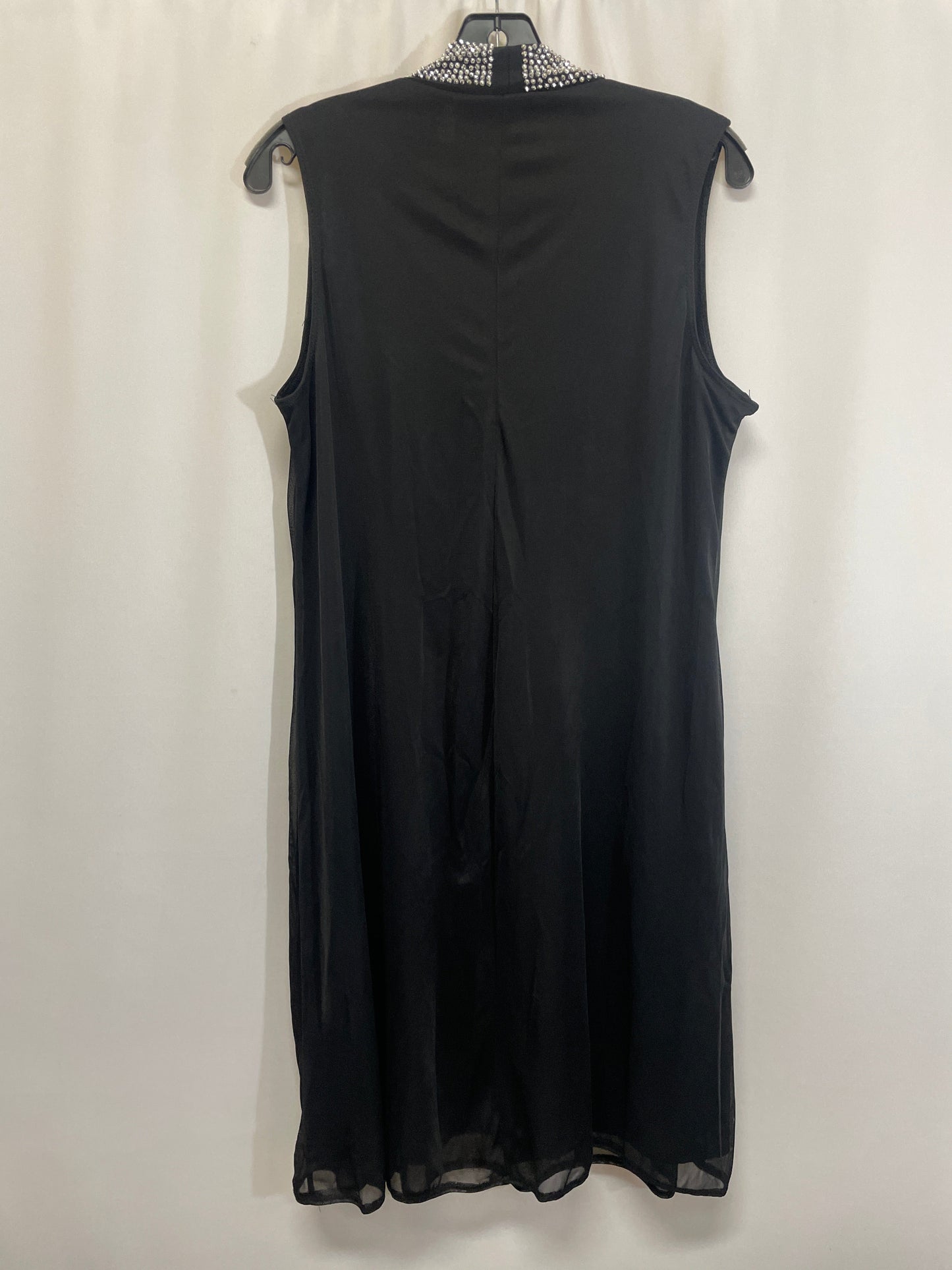 Dress Casual Midi By Tiana B In Black, Size: 1x