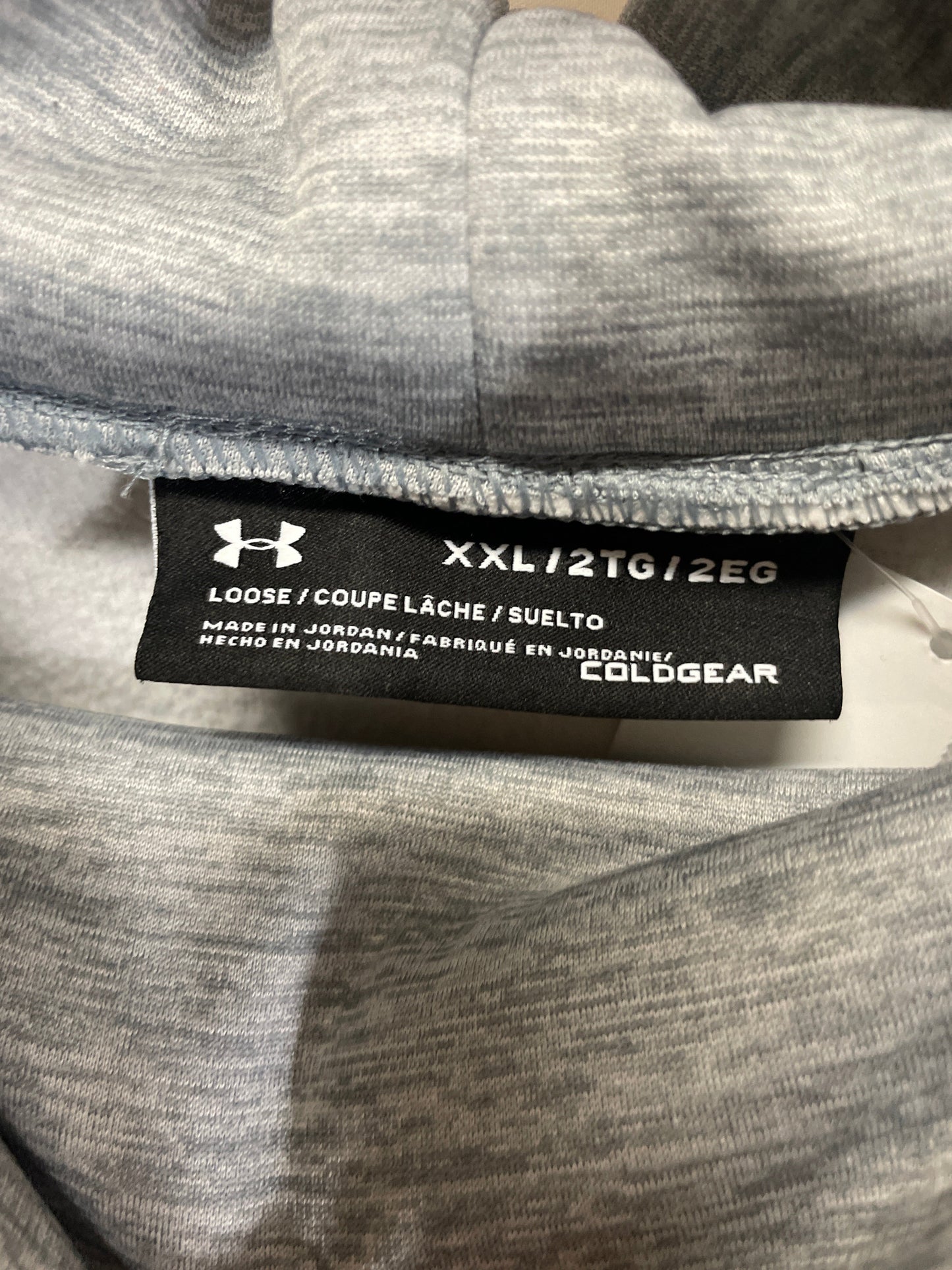 Sweatshirt Collar By Under Armour In Grey, Size: Xxl