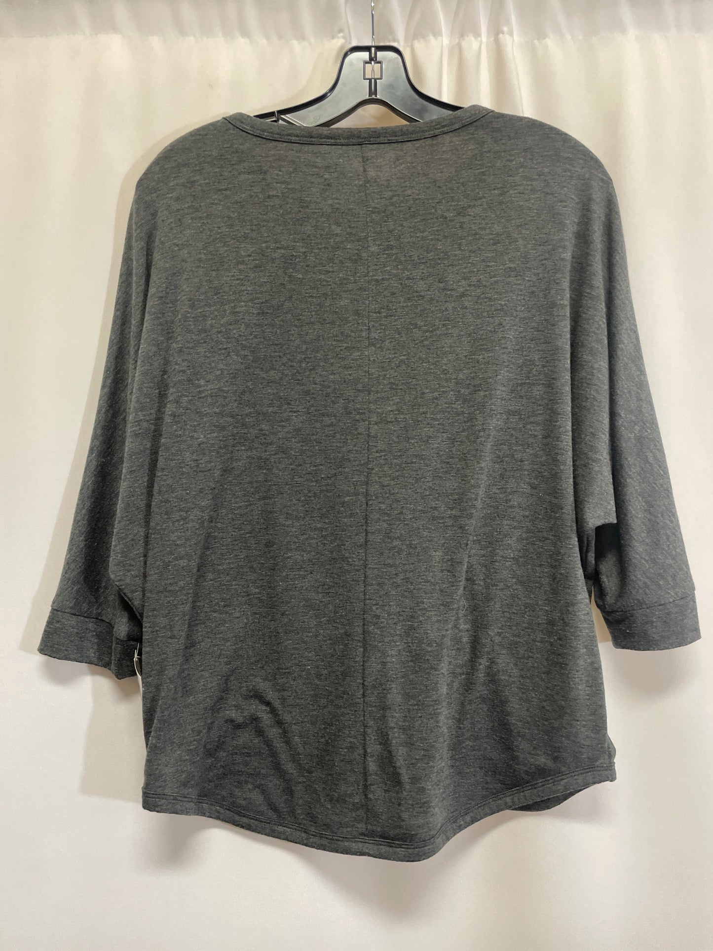 Top 3/4 Sleeve By Ana In Grey, Size: Xs