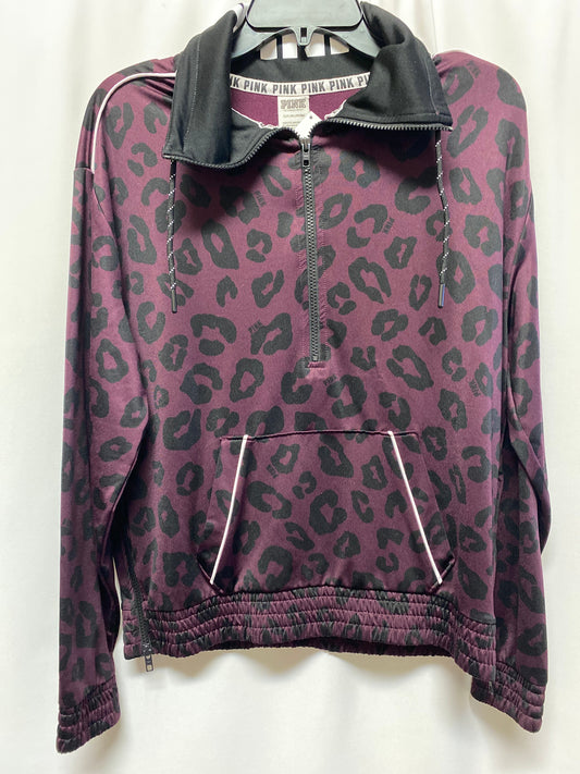 Athletic Jacket By Pink In Purple, Size: S