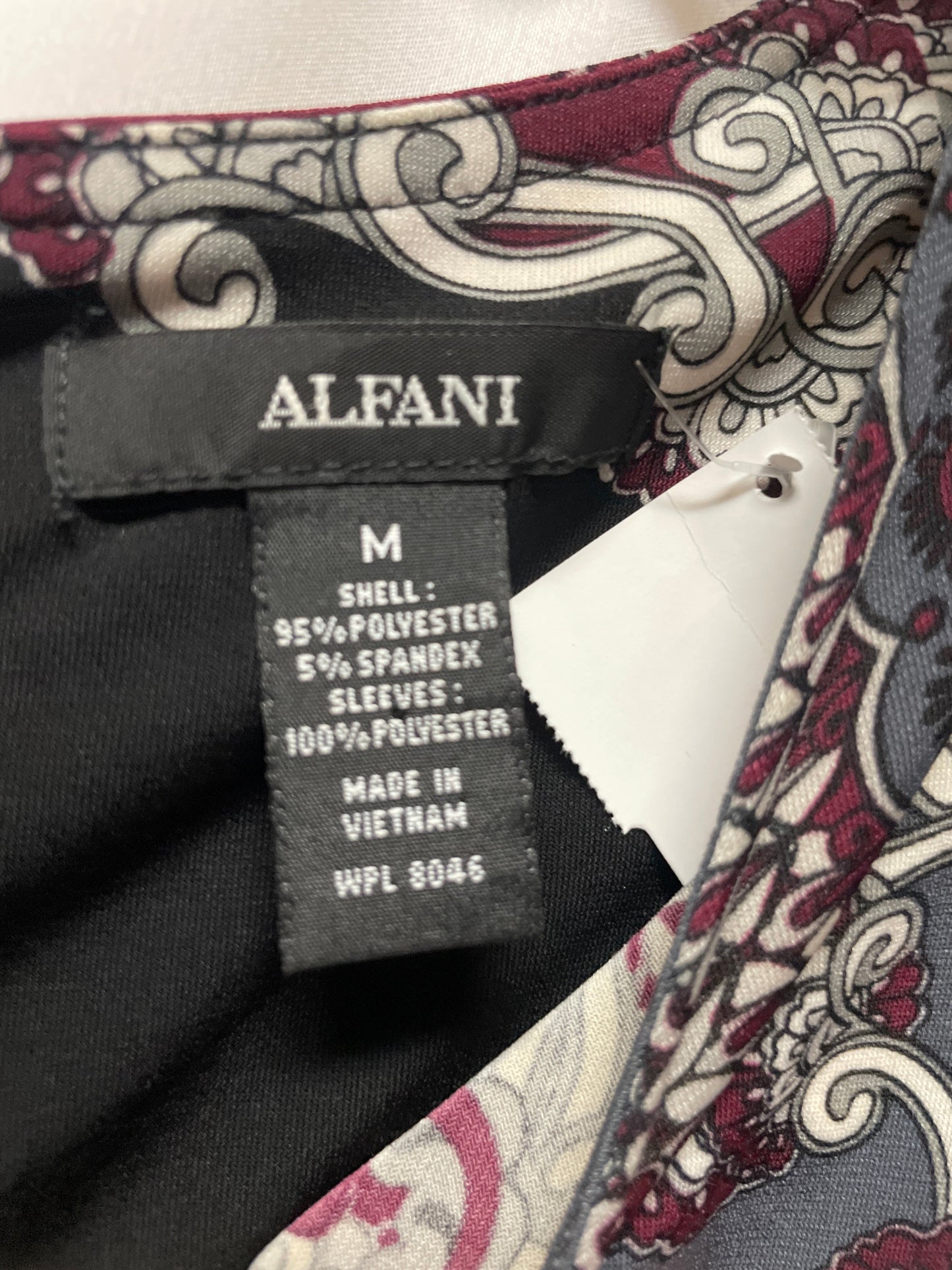 Top 3/4 Sleeve By Alfani In Mauve, Size: M