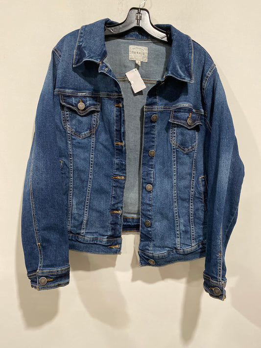 Jacket Denim By Torrid In Blue Denim, Size: 1x