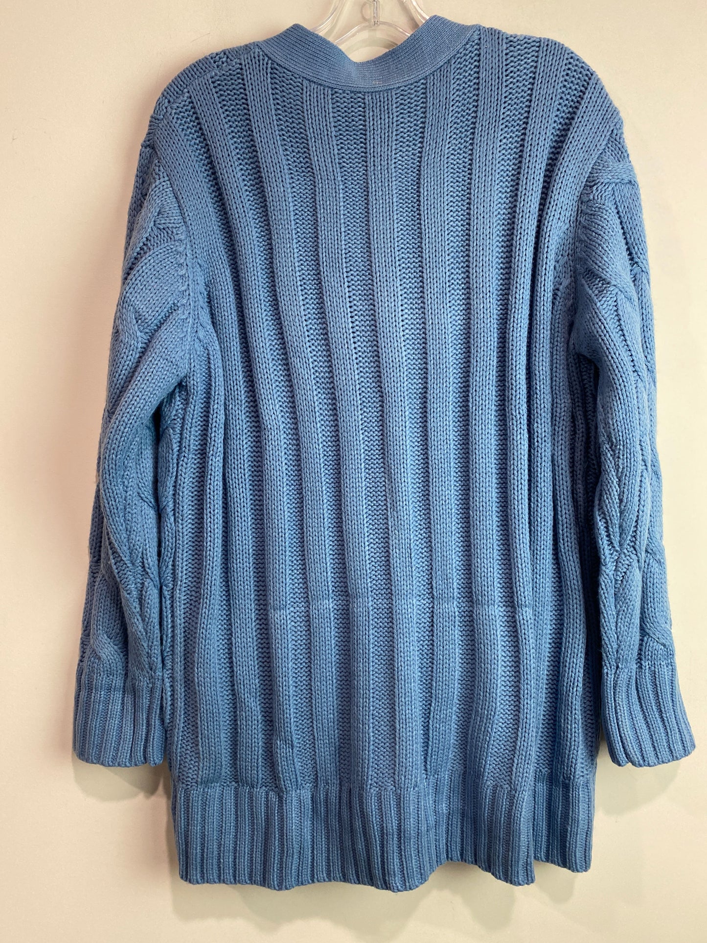 Cardigan By Clothes Mentor In Blue, Size: Xl