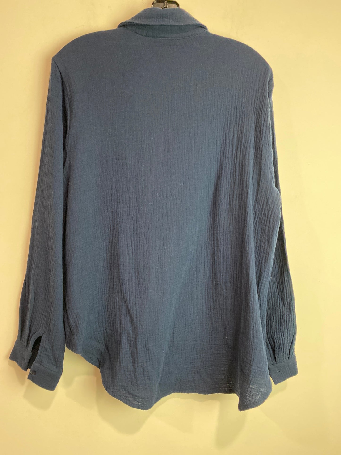 Top Long Sleeve By New York And Co In Navy, Size: L