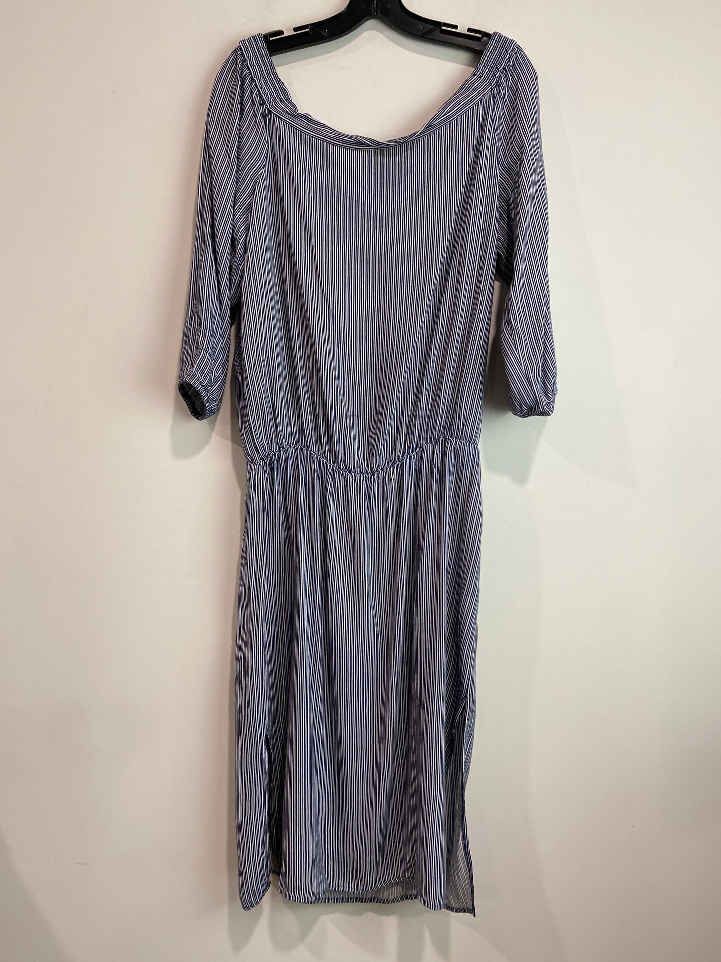 Dress Casual Maxi By Ann Taylor In Navy, Size: M