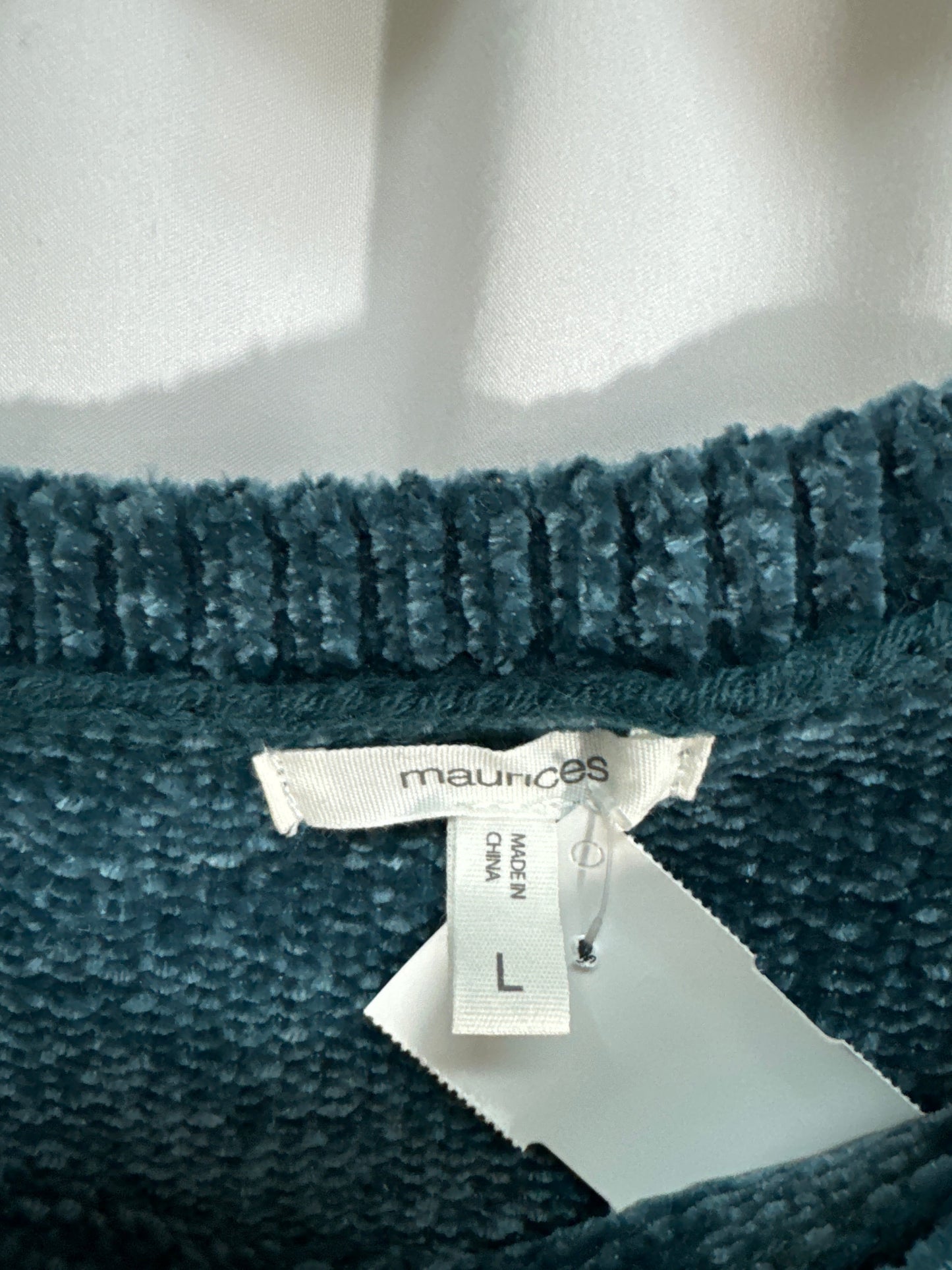 Sweater By Maurices In Teal, Size: L