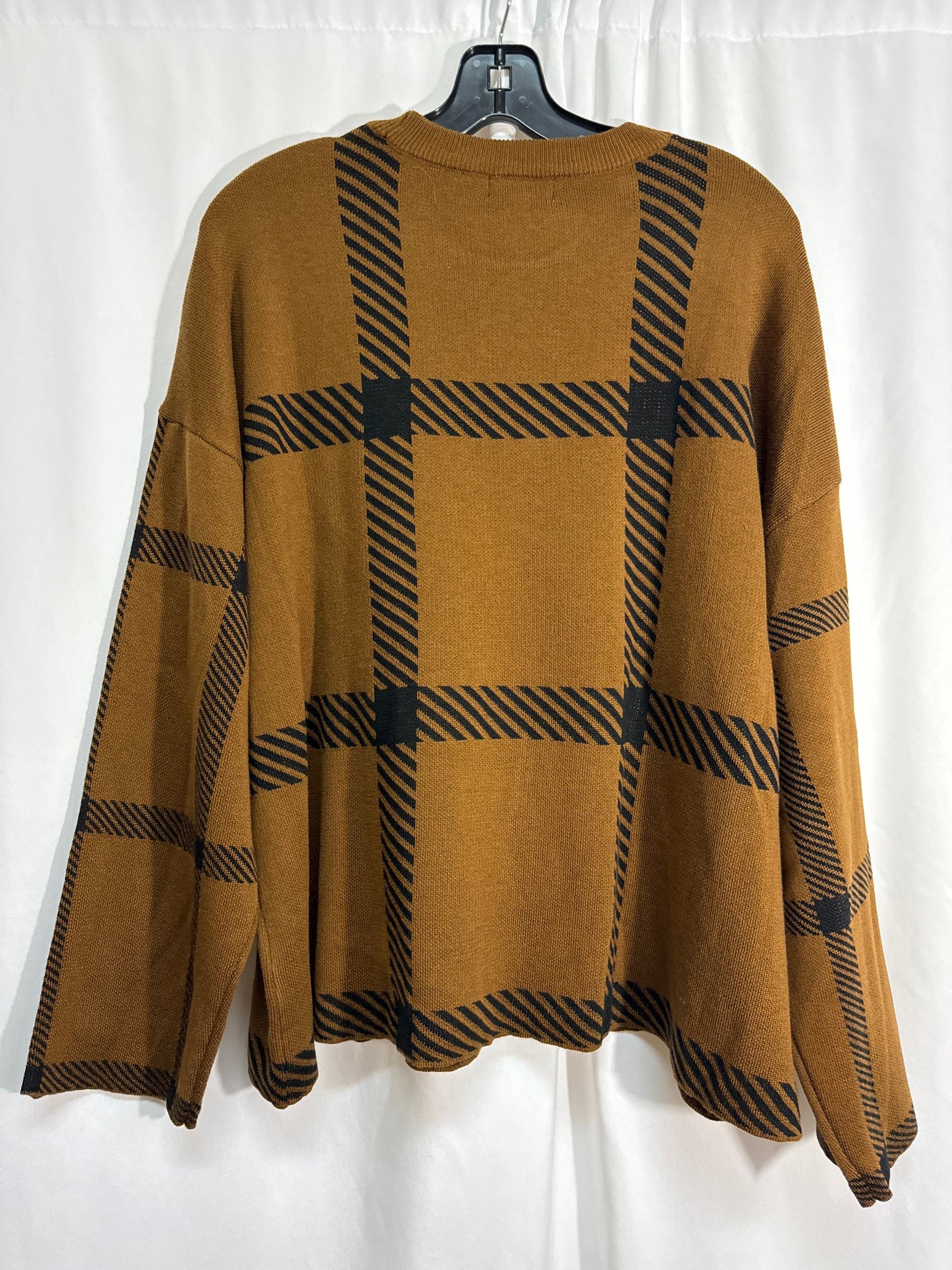 Sweater By Calvin Klein In Brown, Size: Xl