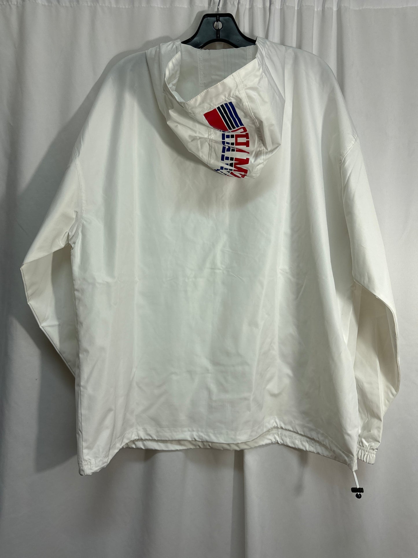 Athletic Jacket By Champion In White, Size: Xl