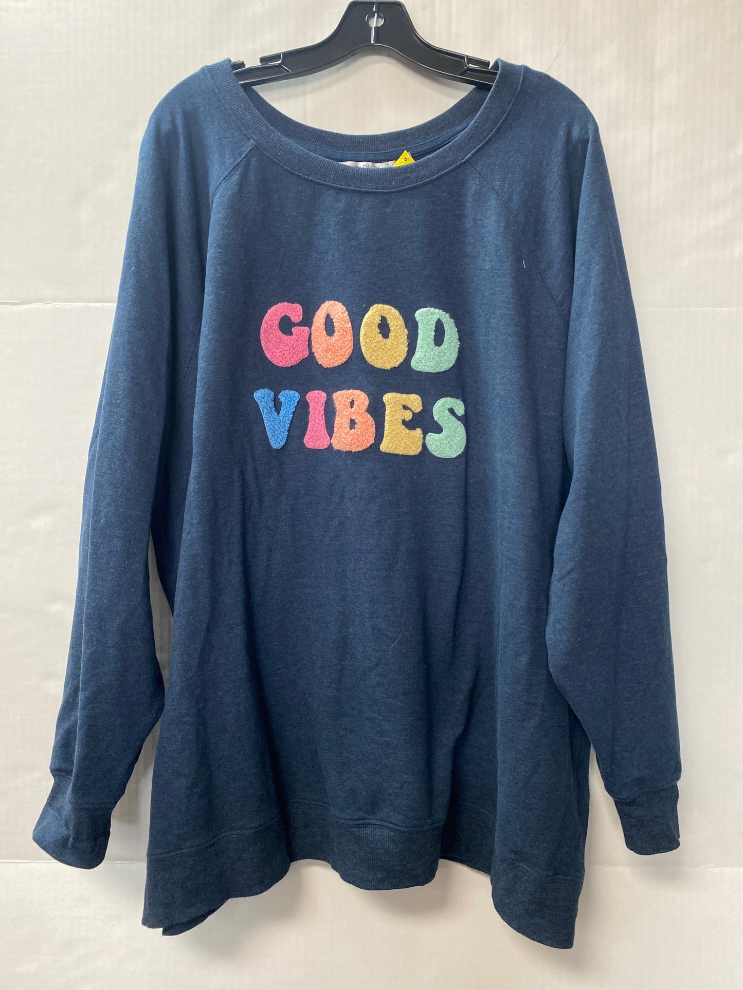 Sweatshirt Crewneck By Wildfox In Blue, Size: Xxl