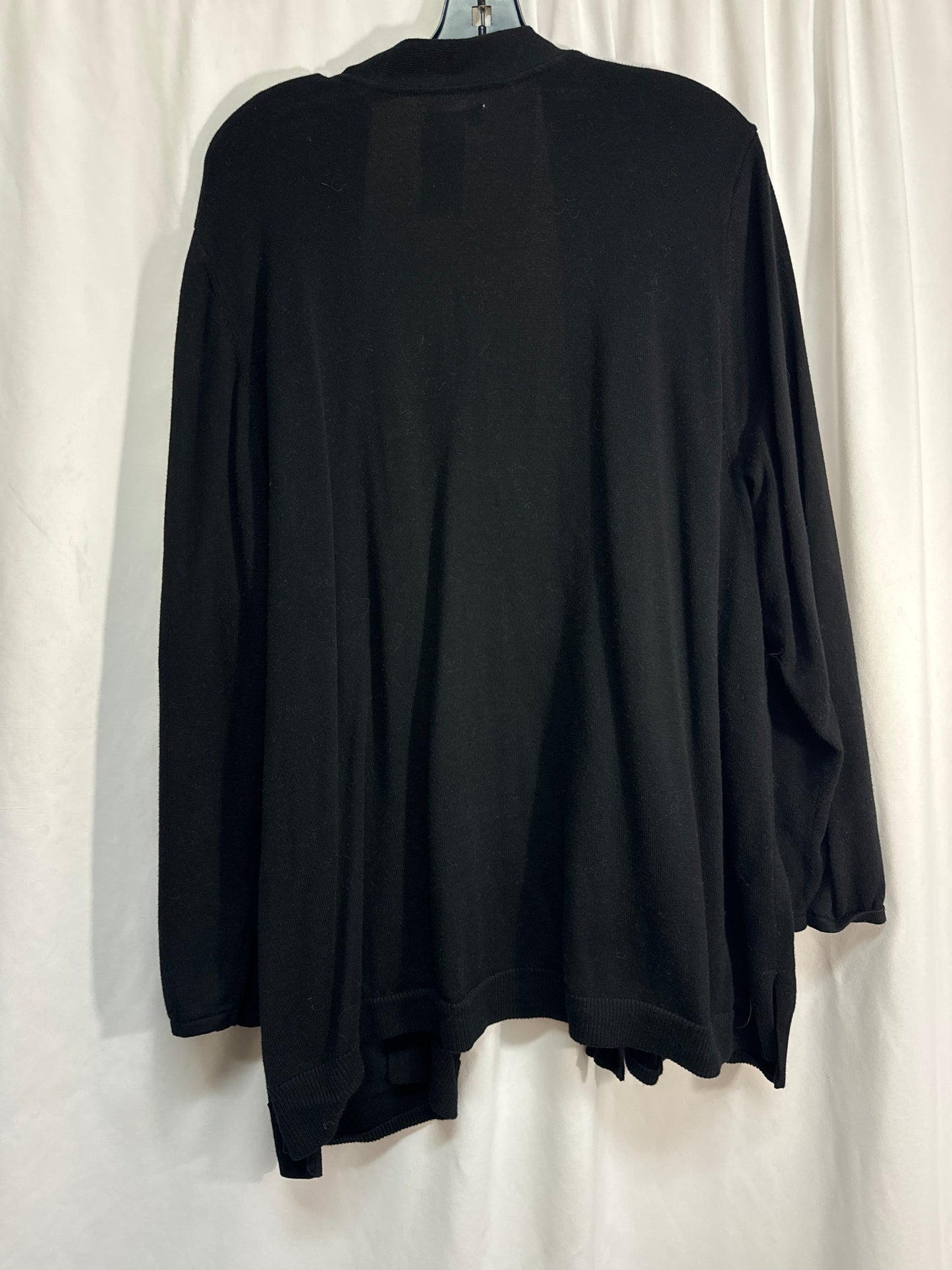 Cardigan By Croft And Barrow In Black, Size: 3x