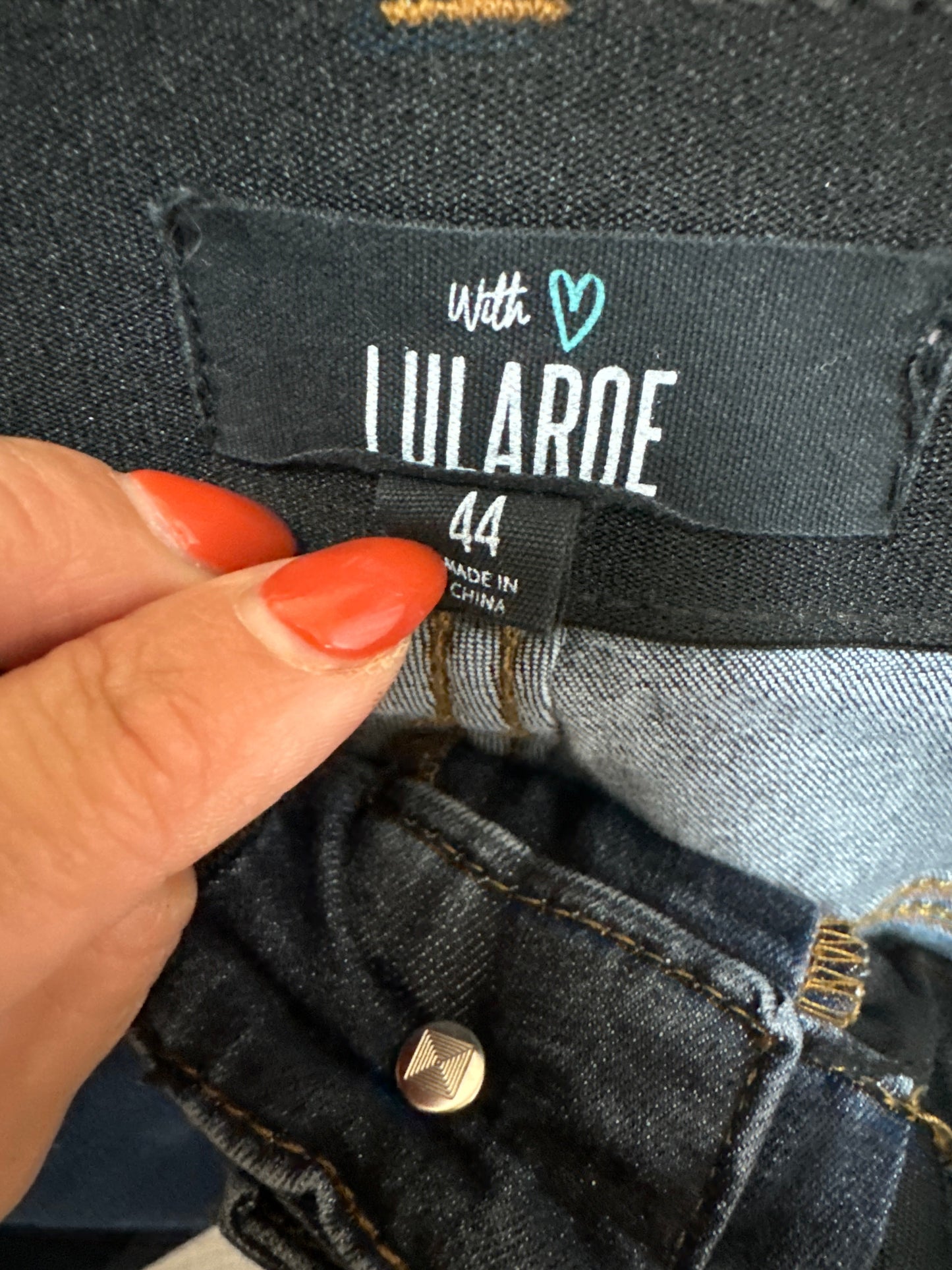 Jeans Straight By Lularoe In Blue, Size: 20