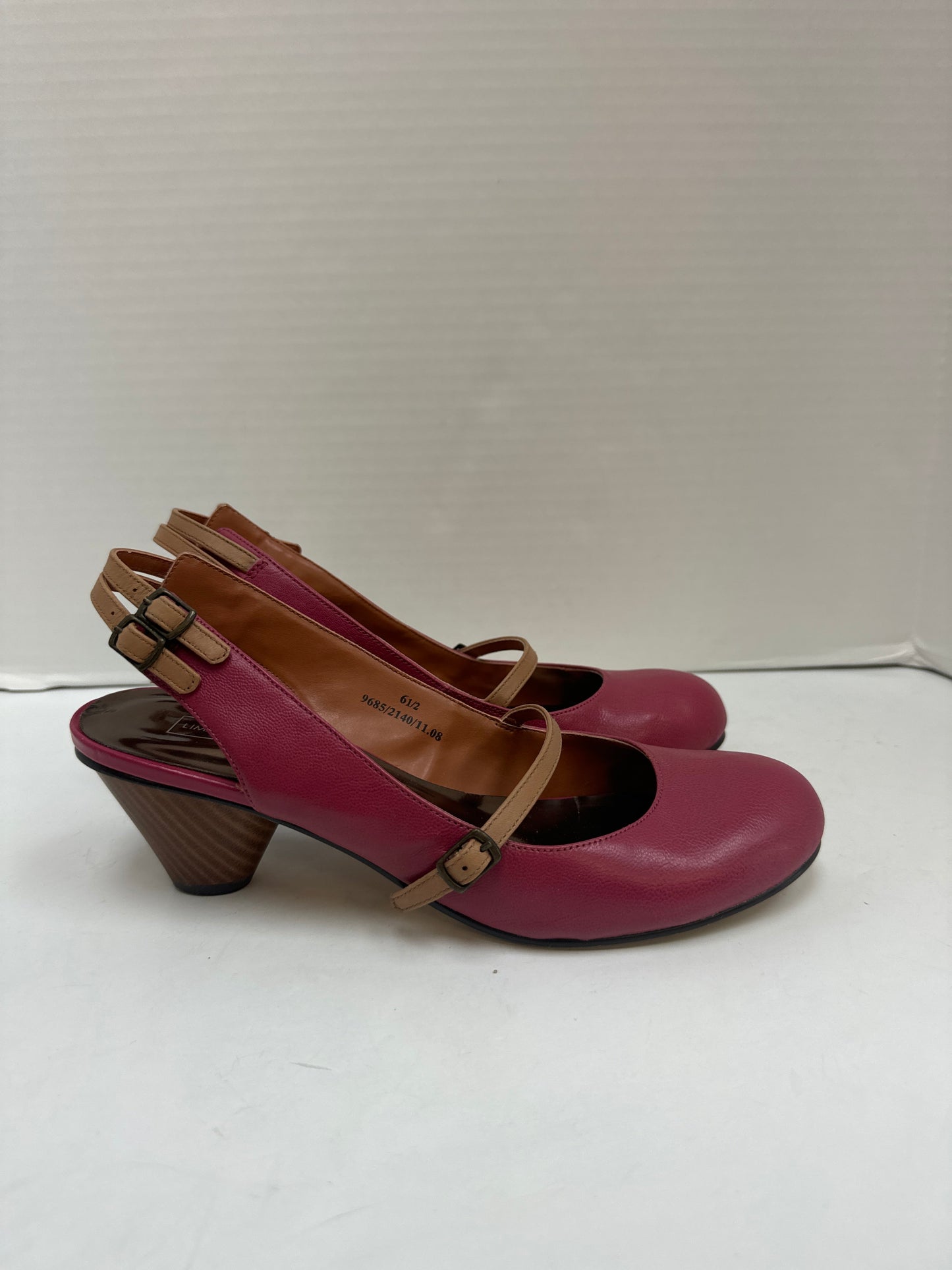 Shoes Heels Block By Clothes Mentor In Pink, Size: 6.5