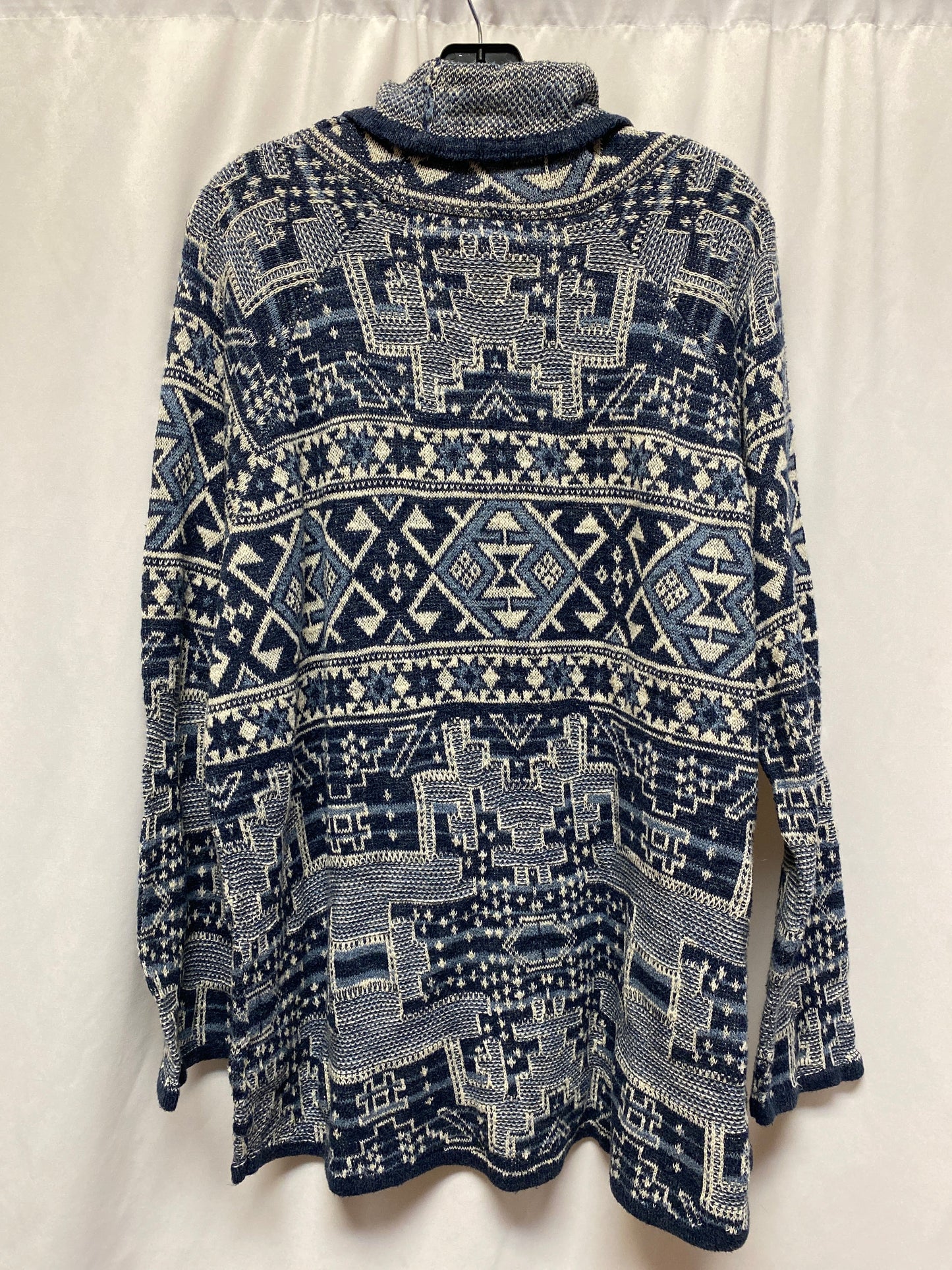 Sweater By Chaps In Blue, Size: 2x