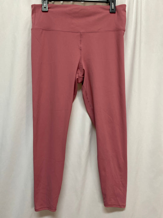 Athletic Leggings By Gapfit In Pink, Size: L