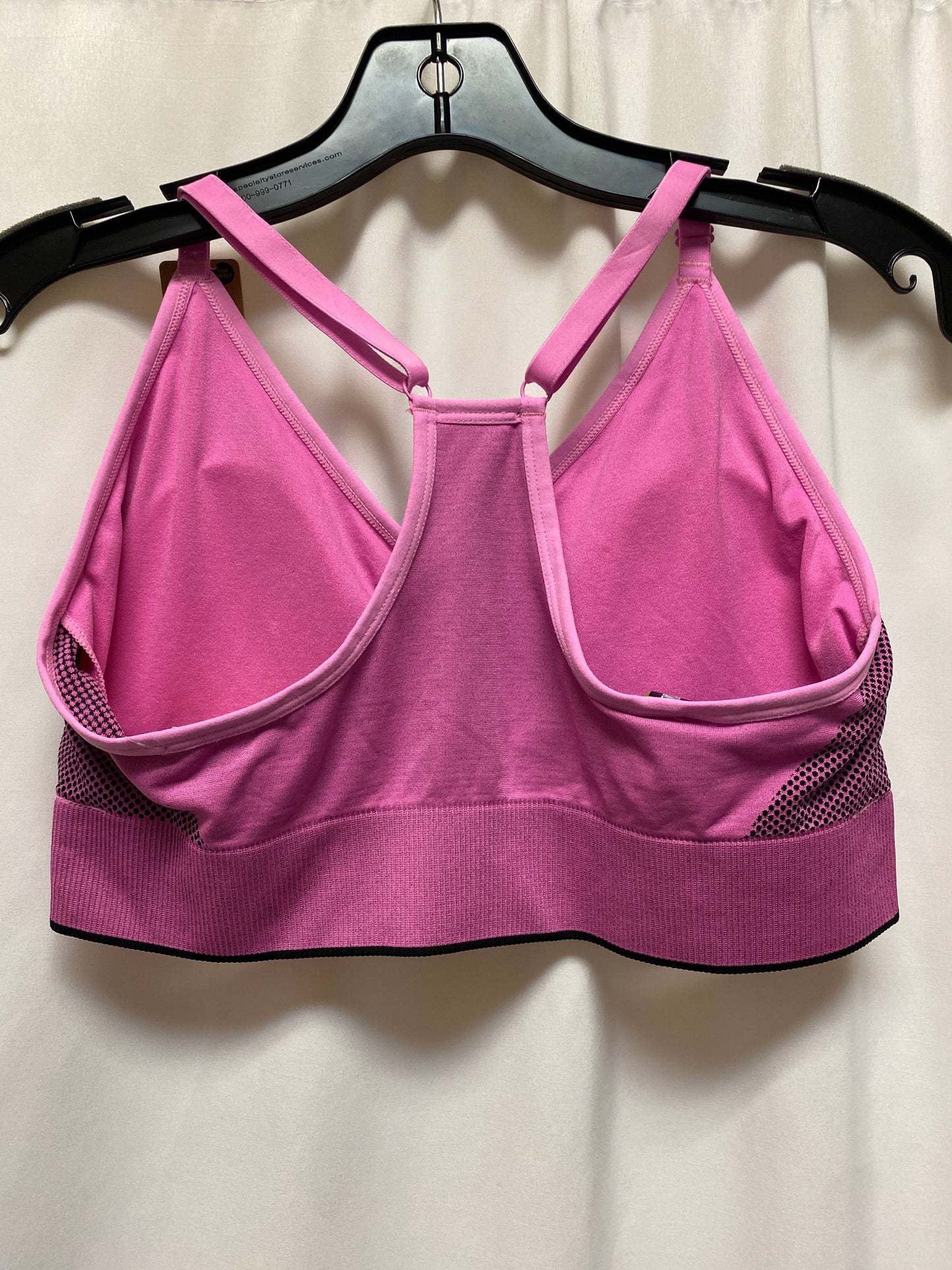 Athletic Bra By Pink In Pink, Size: L