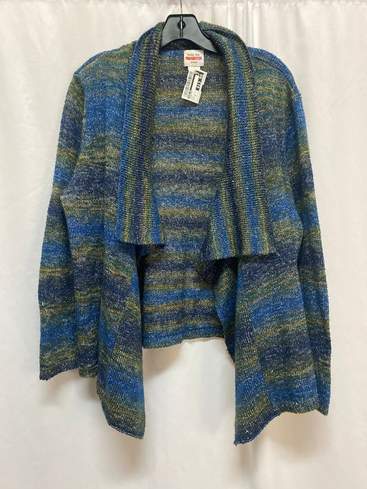 Cardigan By Ruby Rd In Blue, Size: 1x